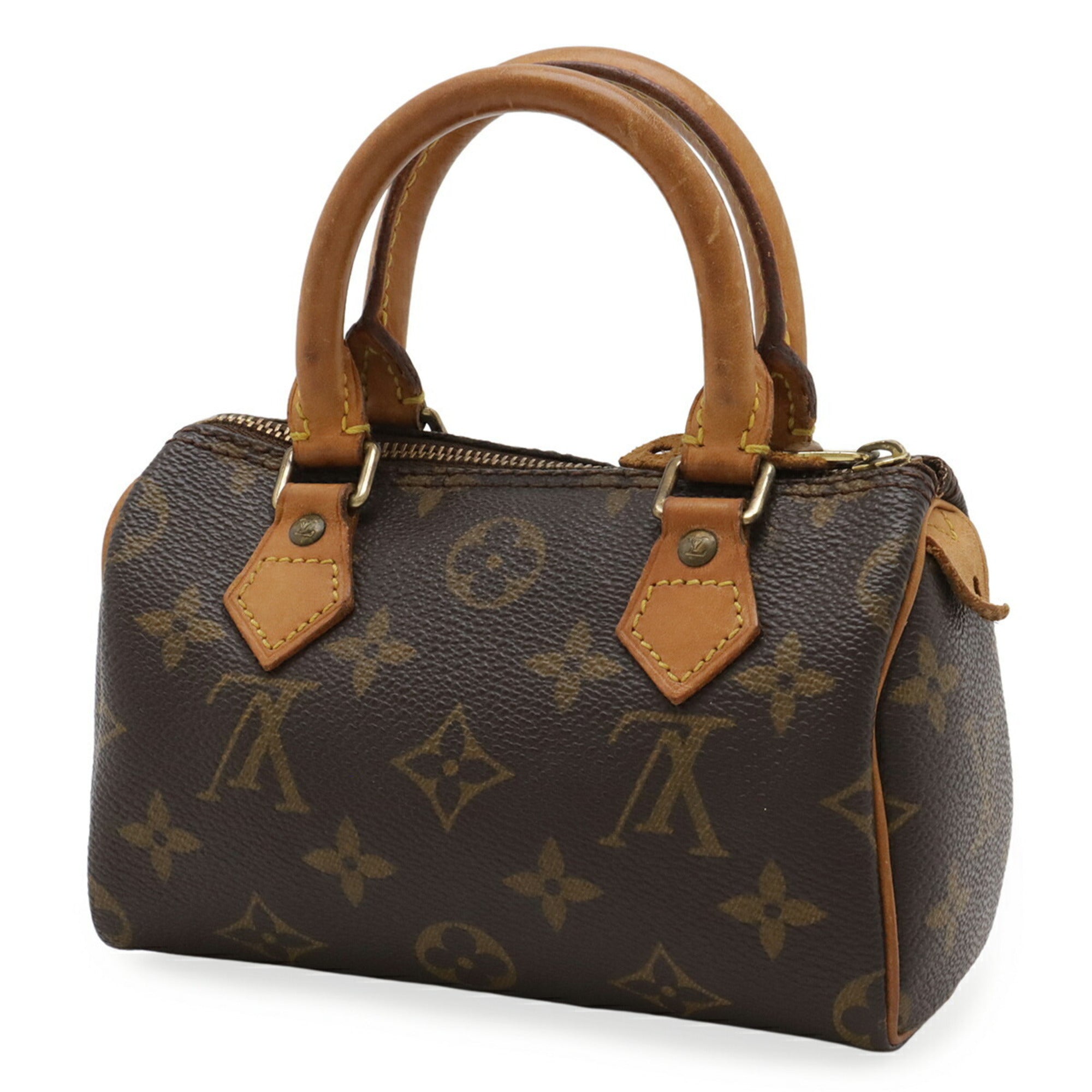 Louis Vuitton Brown Monogram Canvas Pvc Coated Canvas Handbag Pouch (Pre-Owned)