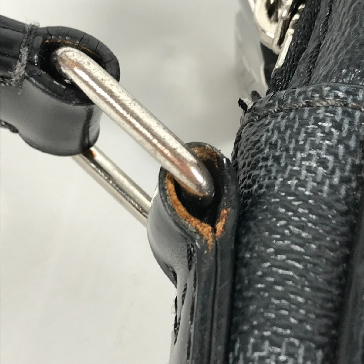 Louis Vuitton Black Damier Graphite Pochette Shoulder Bag (Pre-Owned)