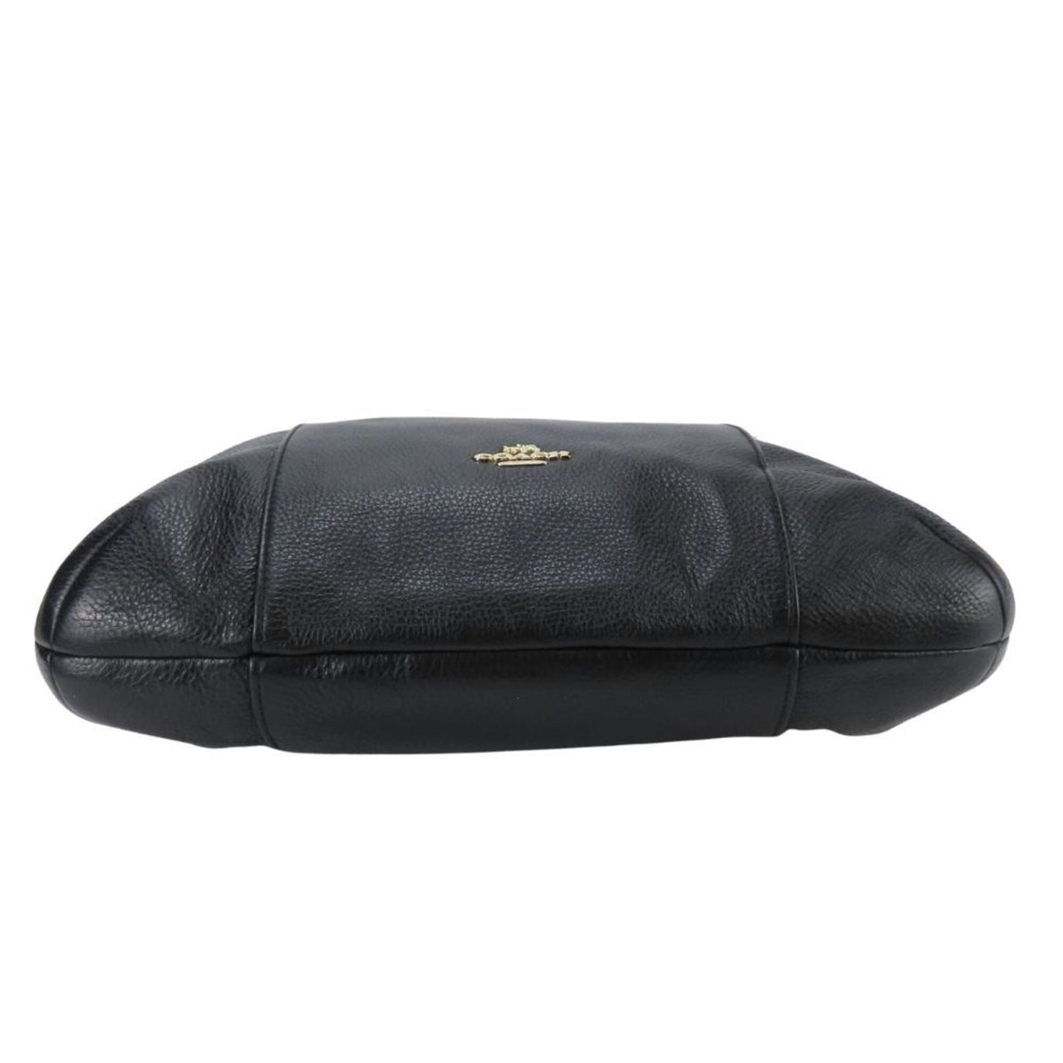 Coach Black Leather Shoulder Bag (Pre-Owned)