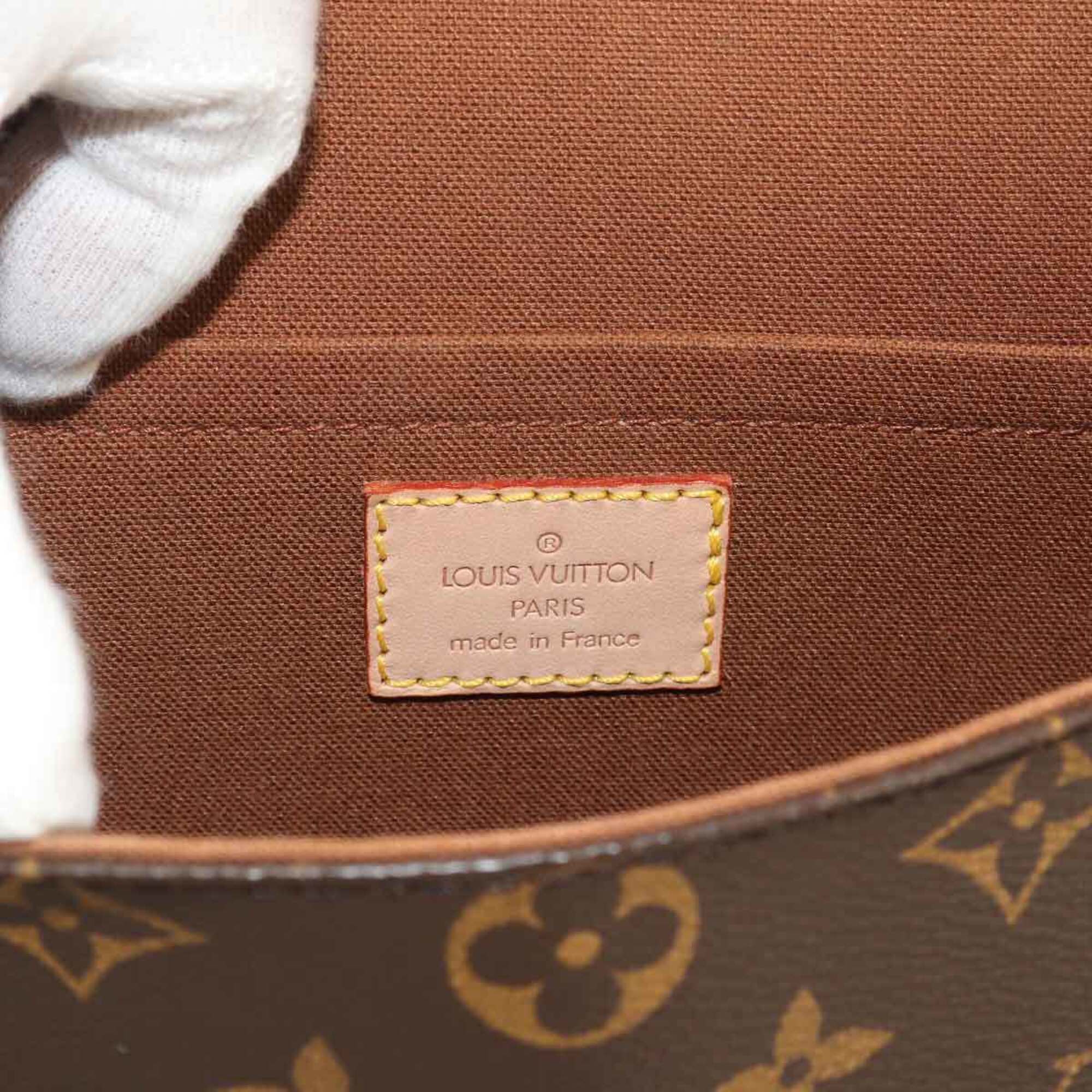 Louis Vuitton Brown Monogram Monogram Backpack Handbag Shoulder Bag (Pre-Owned)
