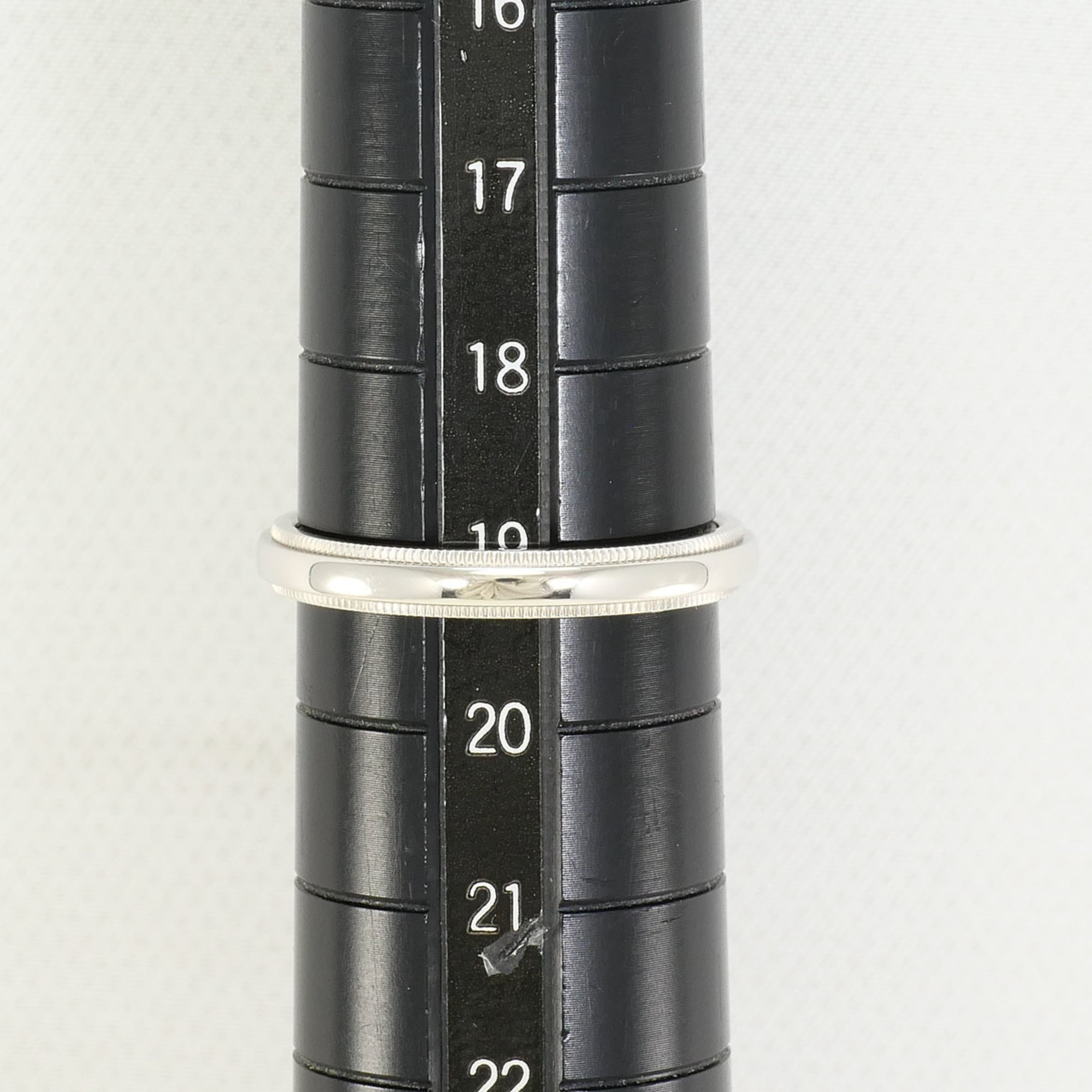 Tiffany Platinum Platinum 950 Band Ring (Pre-Owned)