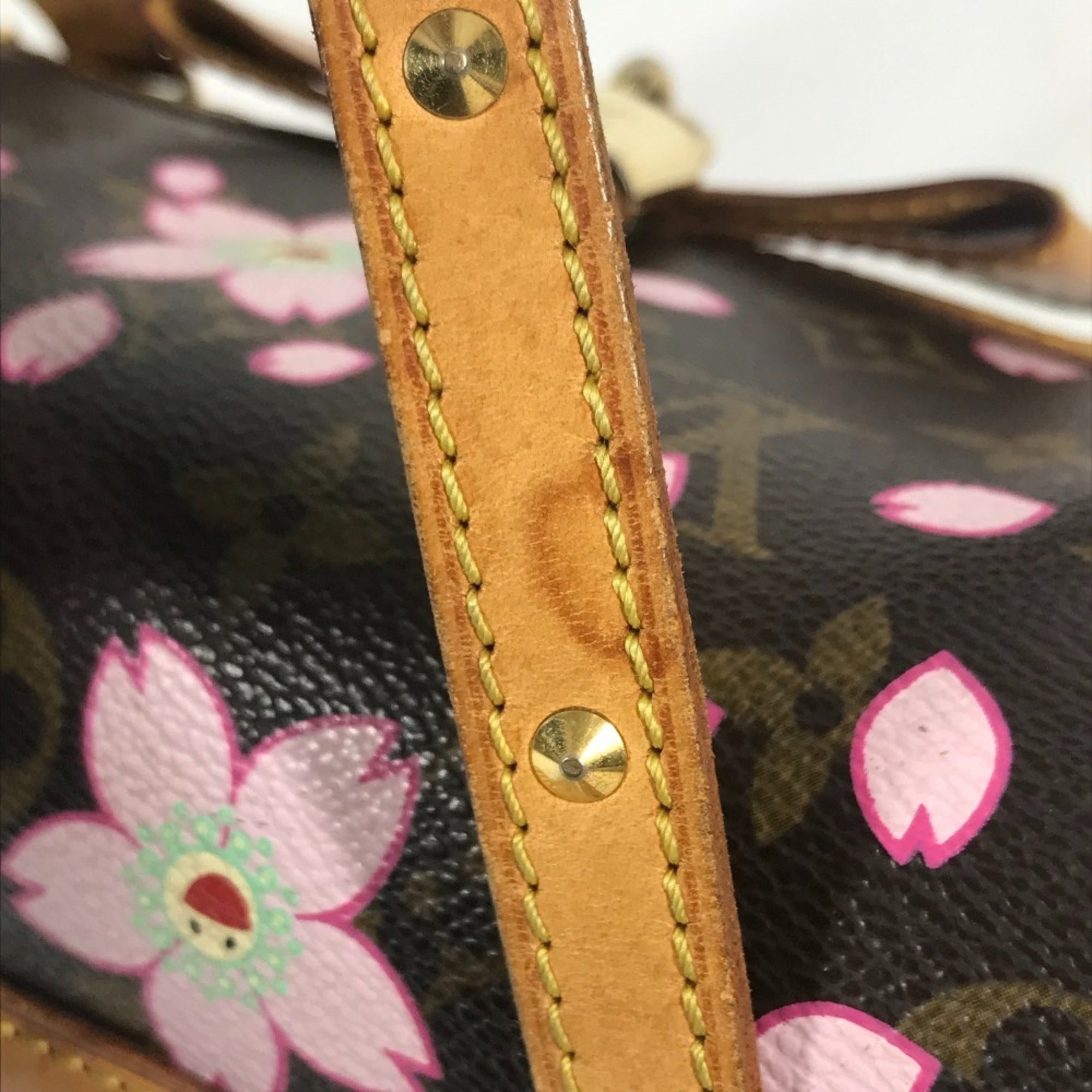 Louis Vuitton Brown Monogram Pink Monogram Handbag Shoulder Bag Tote Bag (Pre-Owned)