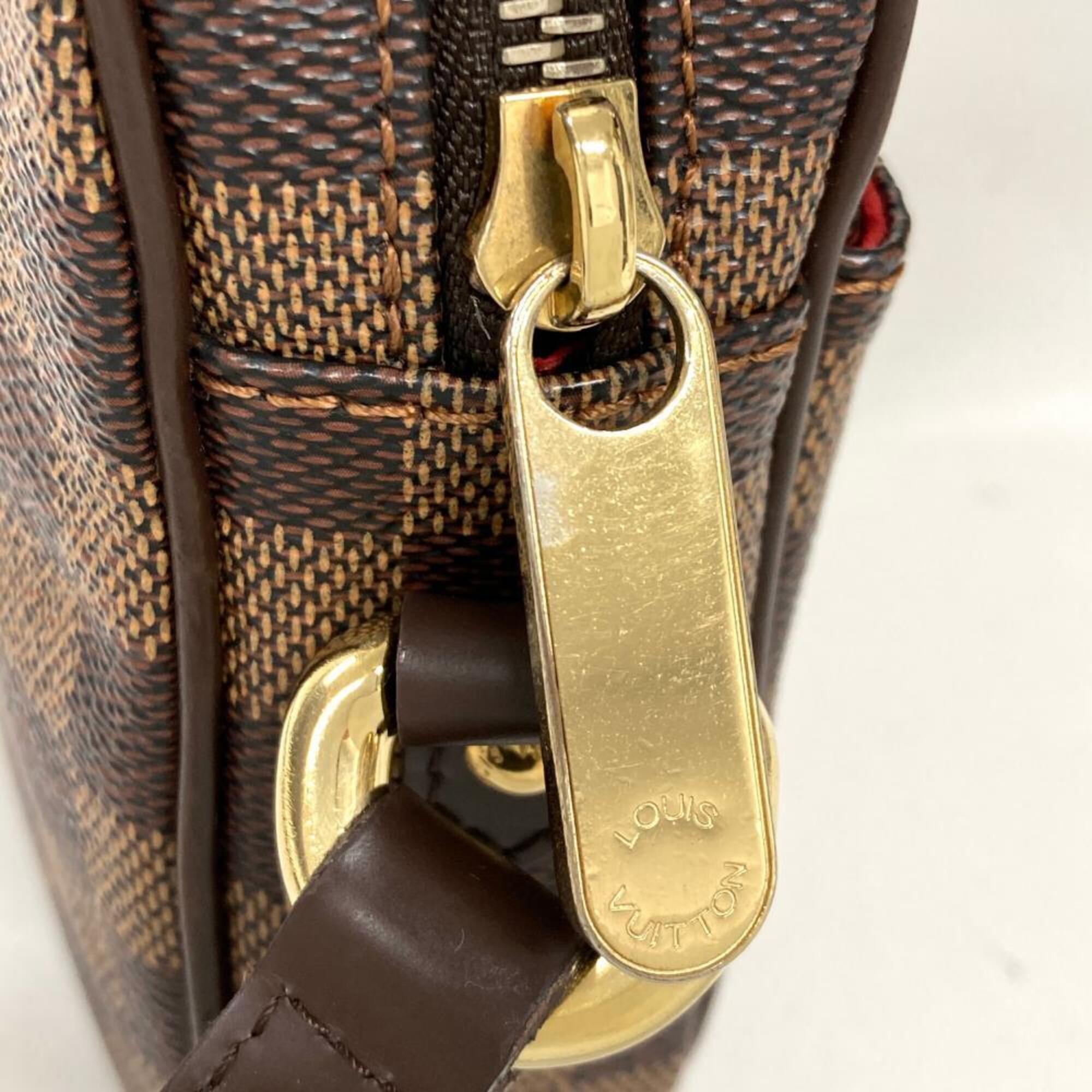 Louis Vuitton Brown Damier Canvas Ebene Galle Damier Canvas Shoulder Bag (Pre-Owned)