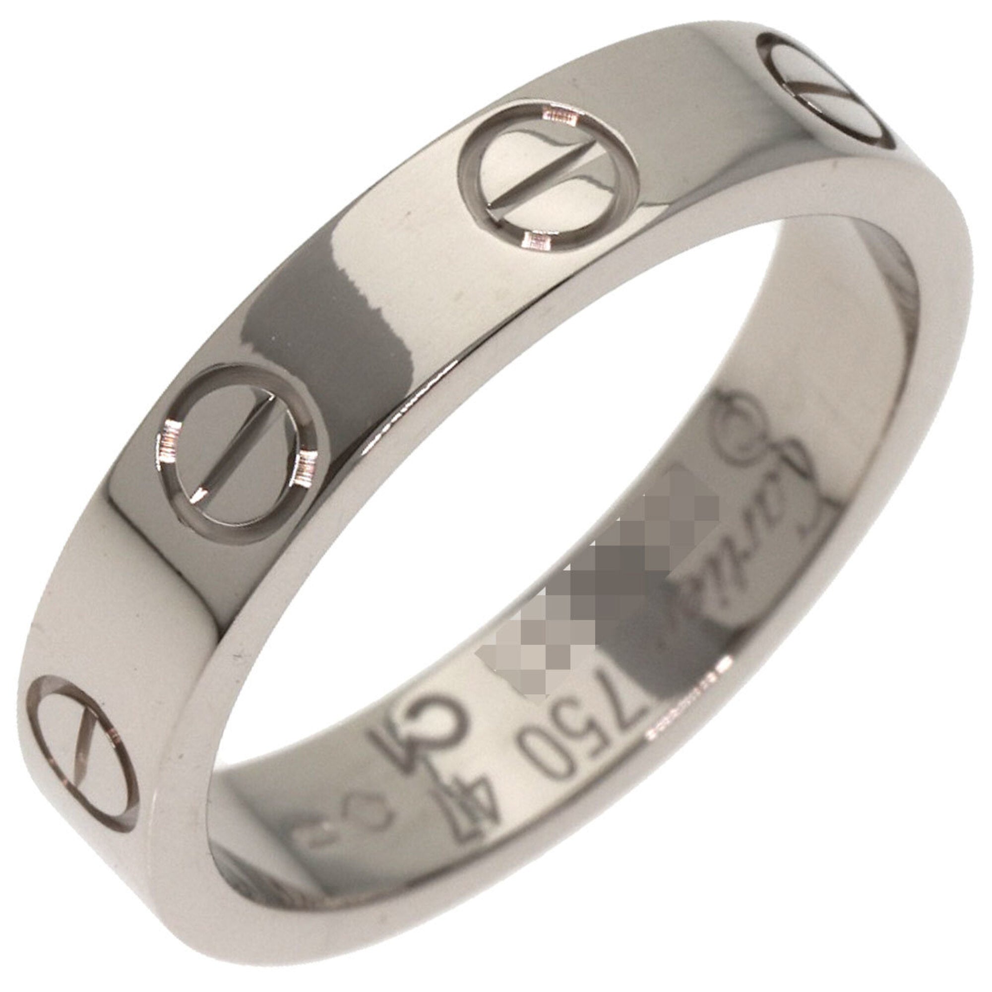 Cartier White Gold White Gold (18K) Band Ring (Pre-Owned)