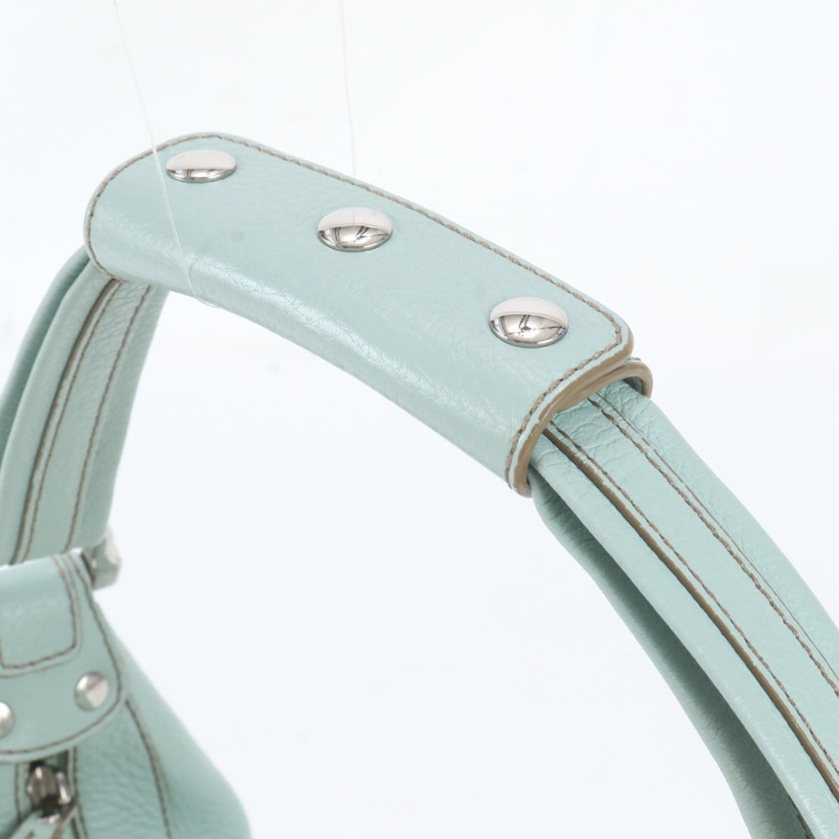Tod's Green Leather Handbag Shoulder Bag (Pre-Owned)