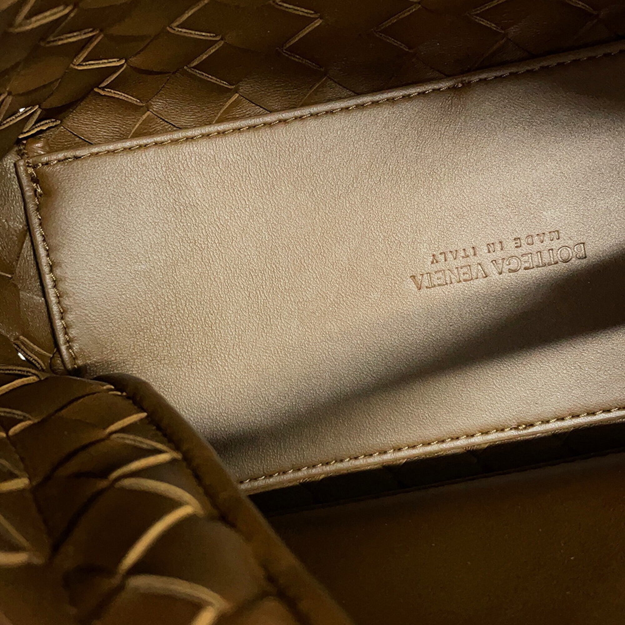 Bottega Veneta Leather Handbag Pouch (Pre-Owned)