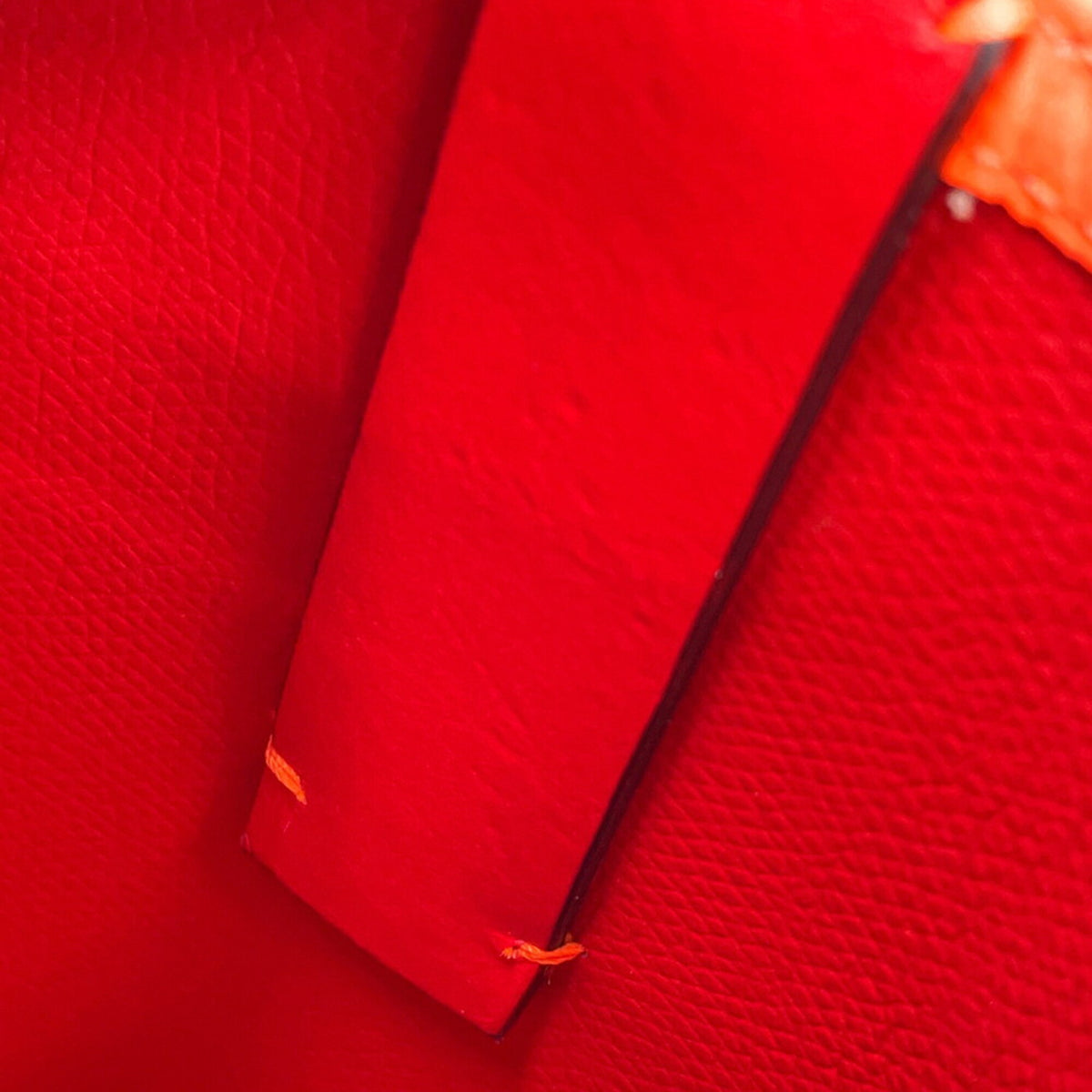 Christian Louboutin Neon Orange Leather Handbag (Pre-Owned)