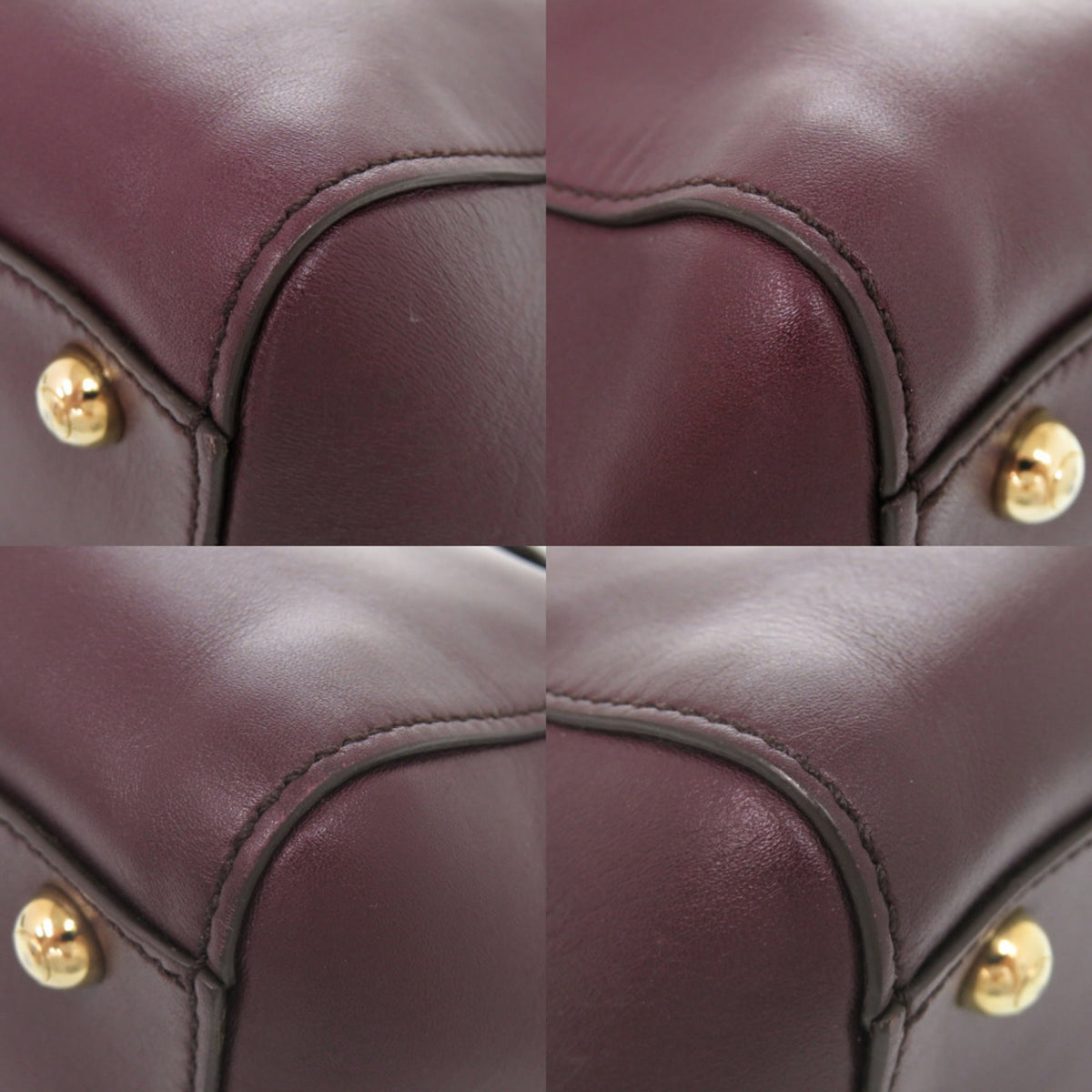 Tod's Purple Leather Handbag Shoulder Bag Tote Bag (Pre-Owned)