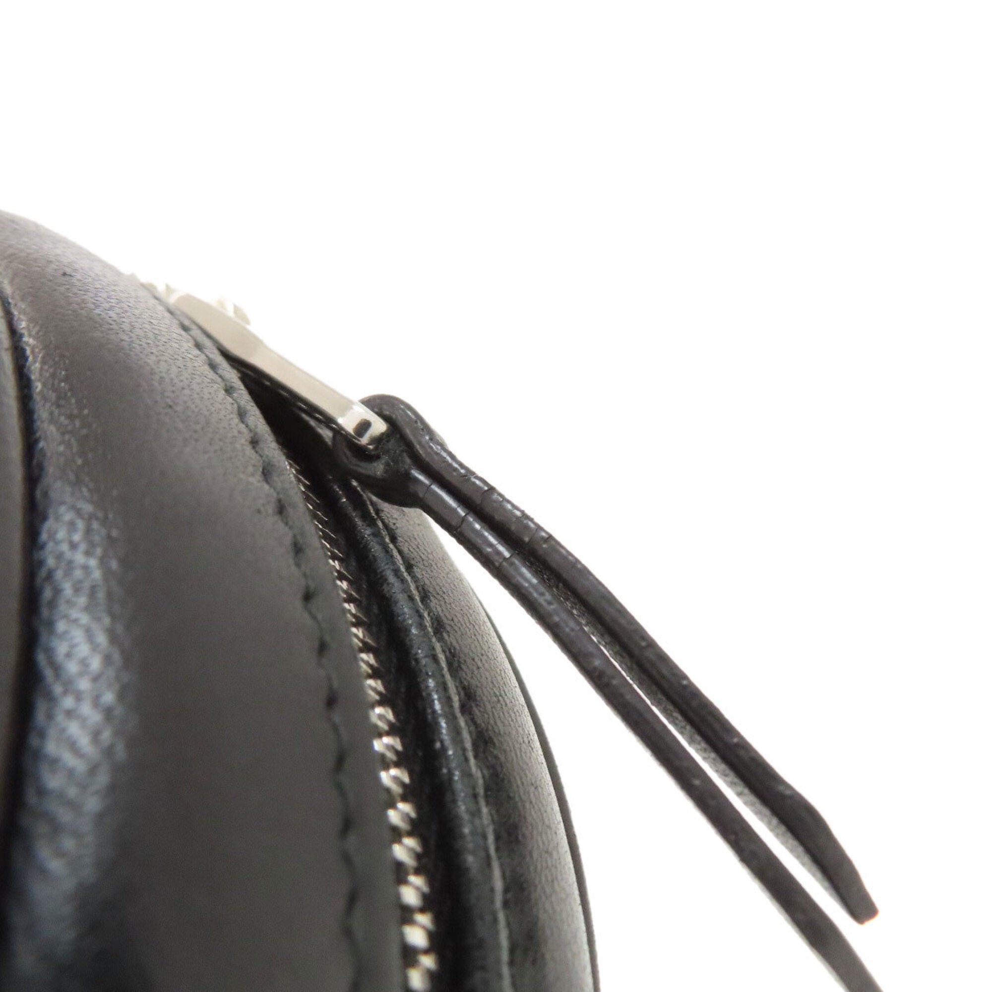 Miu Miu Black Leather Pouch Shoulder Bag (Pre-Owned)