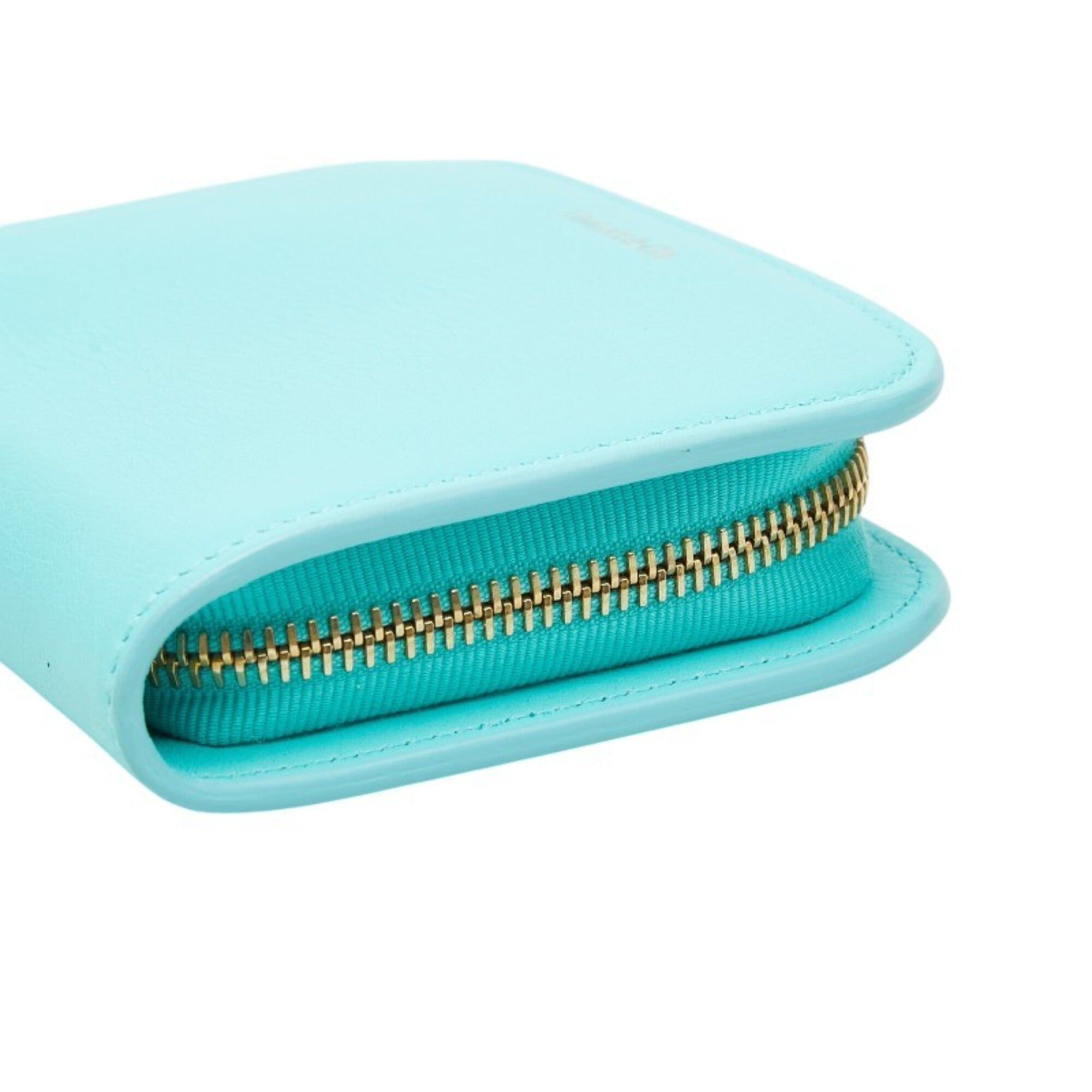 Tiffany Tiffany Blue Leather Wallet (Bi-Fold) (Pre-Owned)