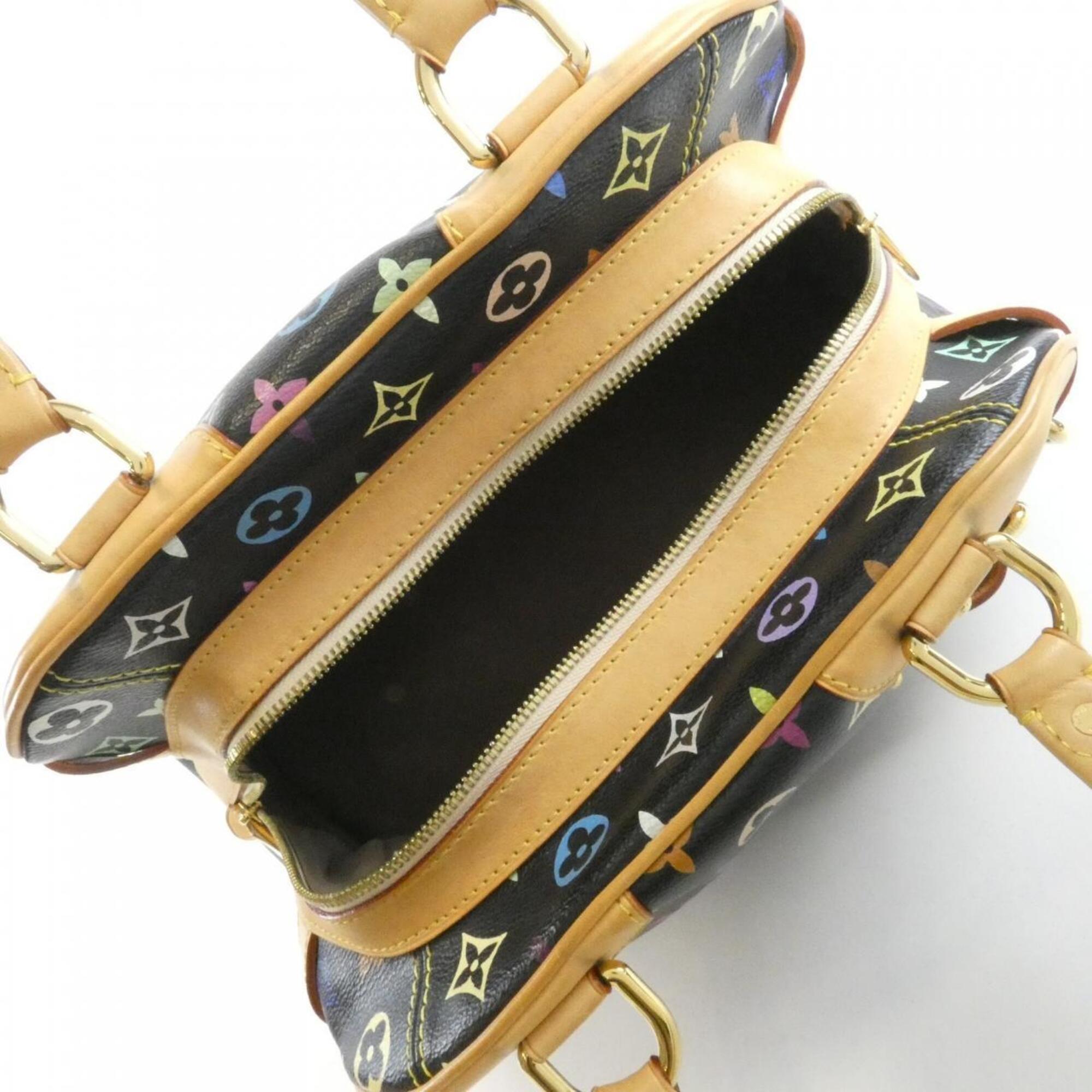 Louis Vuitton Black Coated Canvas Shoulder Bag (Pre-Owned)