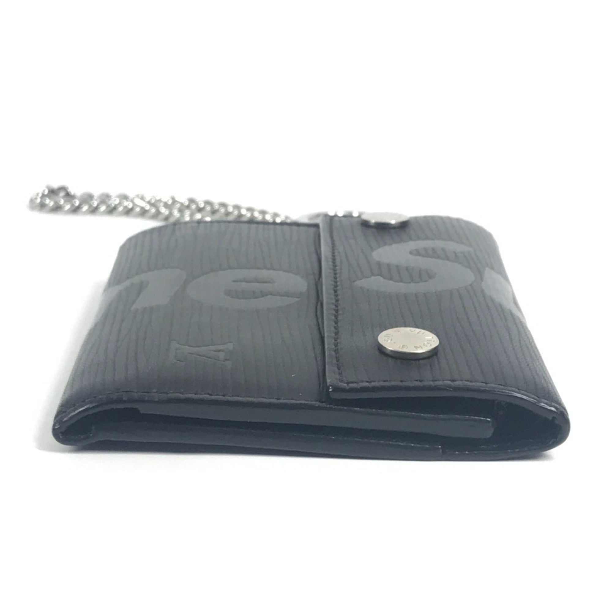 Louis Vuitton Epi Black Noir Epi Leather Chain/Shoulder Wallet (Pre-Owned)