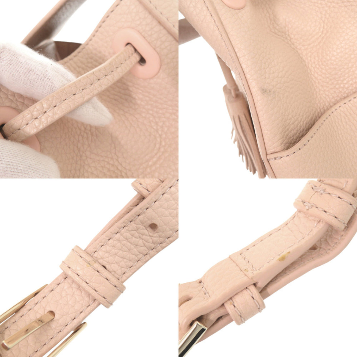 Tory Burch Pink Leather Backpack (Pre-Owned)