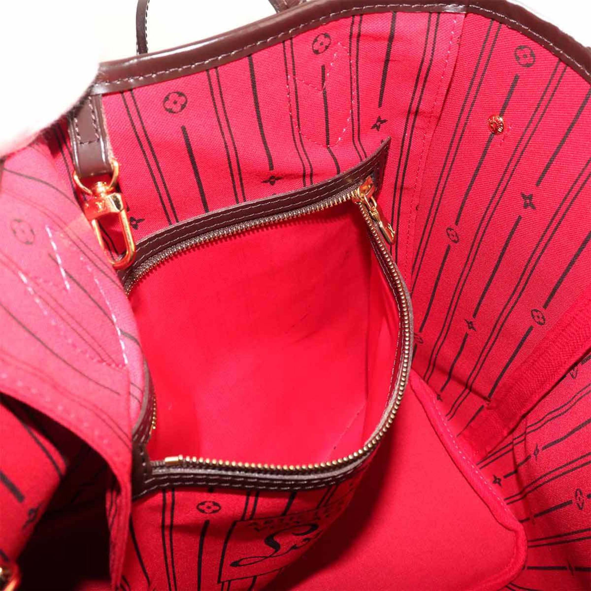 Louis Vuitton Cerise Ebene Damier Canvas Handbag Tote Bag (Pre-Owned)