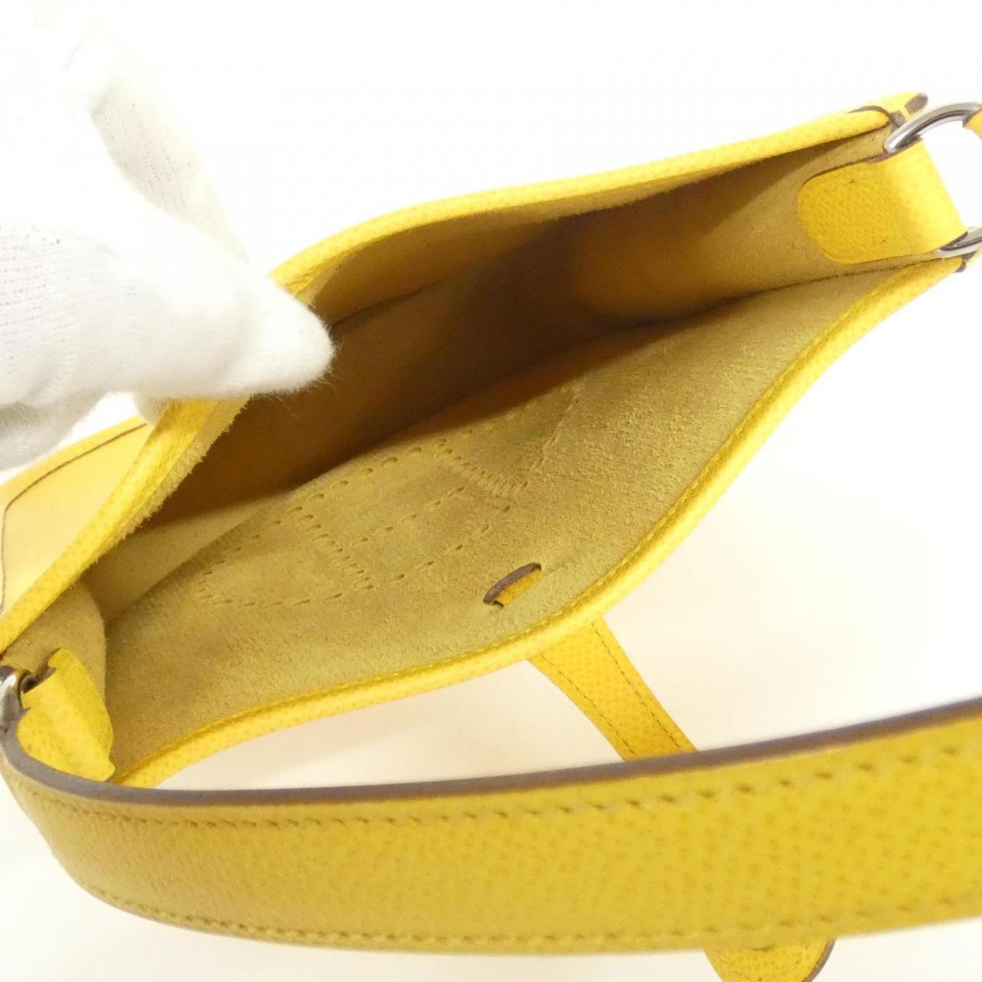 Hermes Jaune Epsom Leather Shoulder Bag (Pre-Owned)