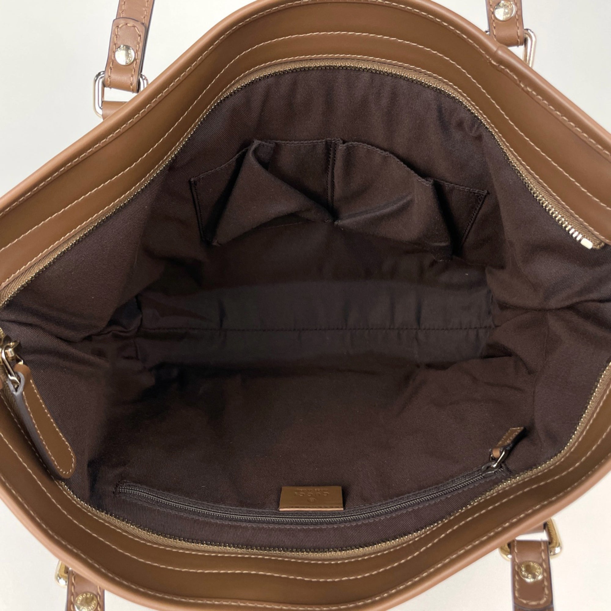 Gucci Brown Gg Canvas Tote Bag (Pre-Owned)