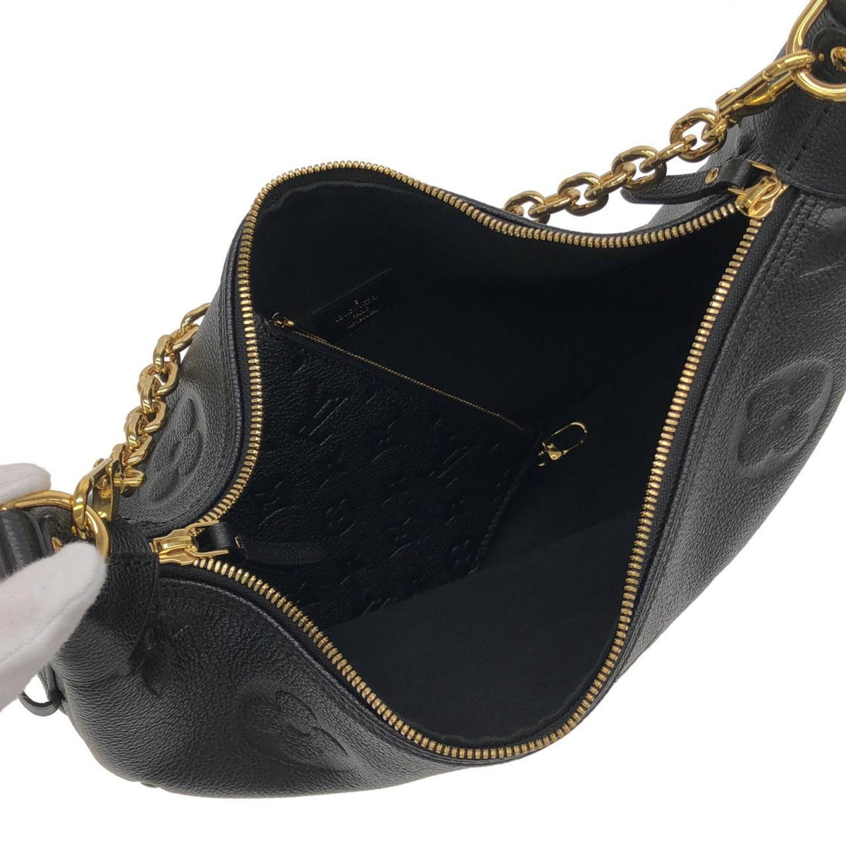 Louis Vuitton Black Monogram Empreinte Handbag Pouch (Pre-Owned)