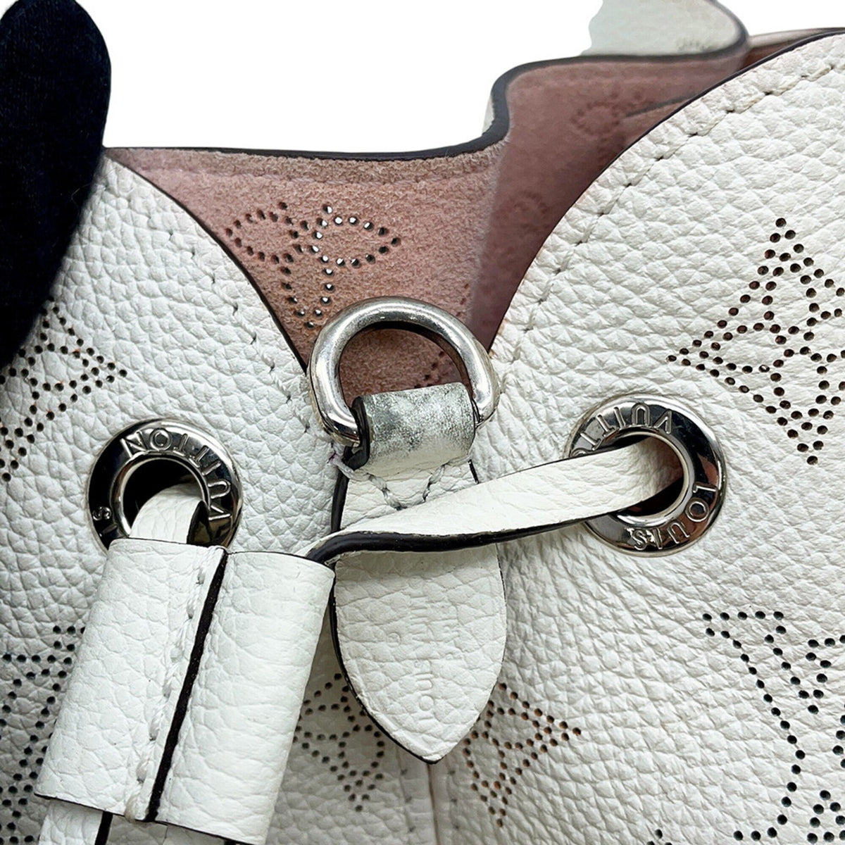 Louis Vuitton Mahina Pink Mahina Leather Handbag Shoulder Bag (Pre-Owned)