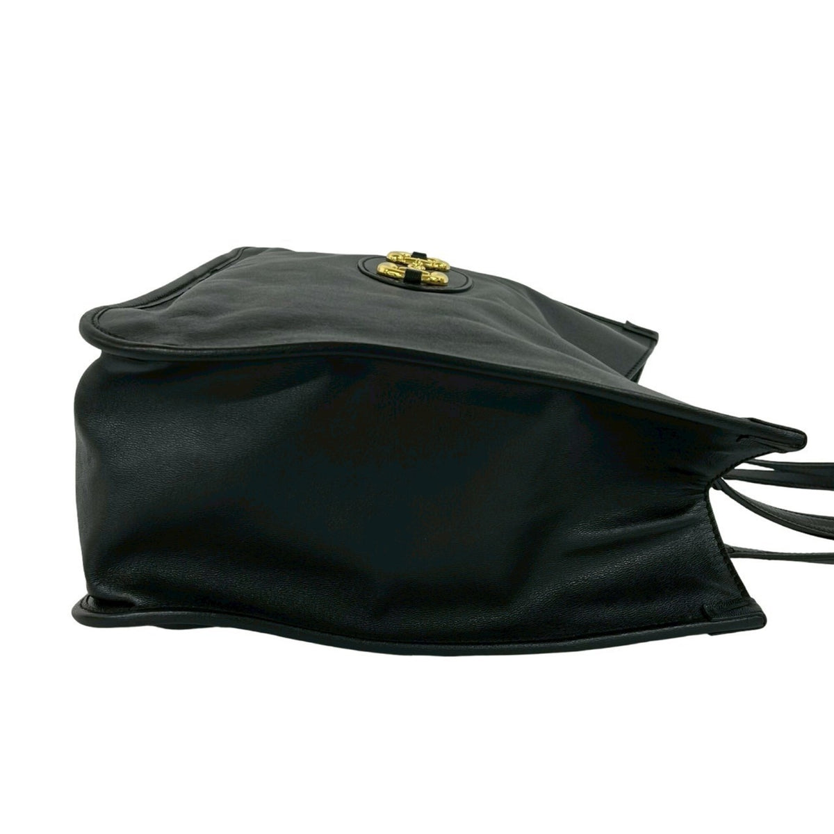 Gucci Black Leather Handbag Tote Bag (Pre-Owned)