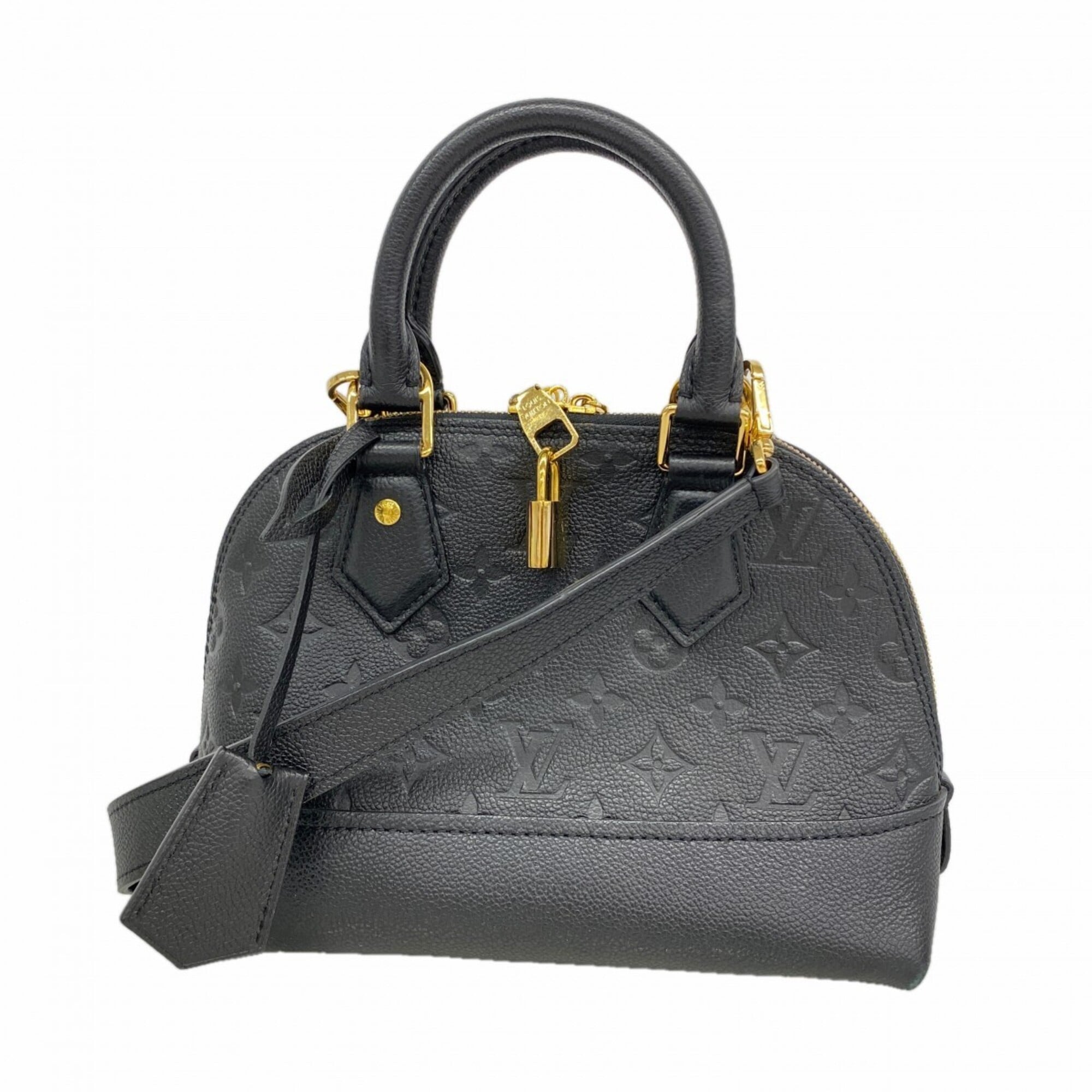 Louis Vuitton Noir Handbag (Pre-Owned)