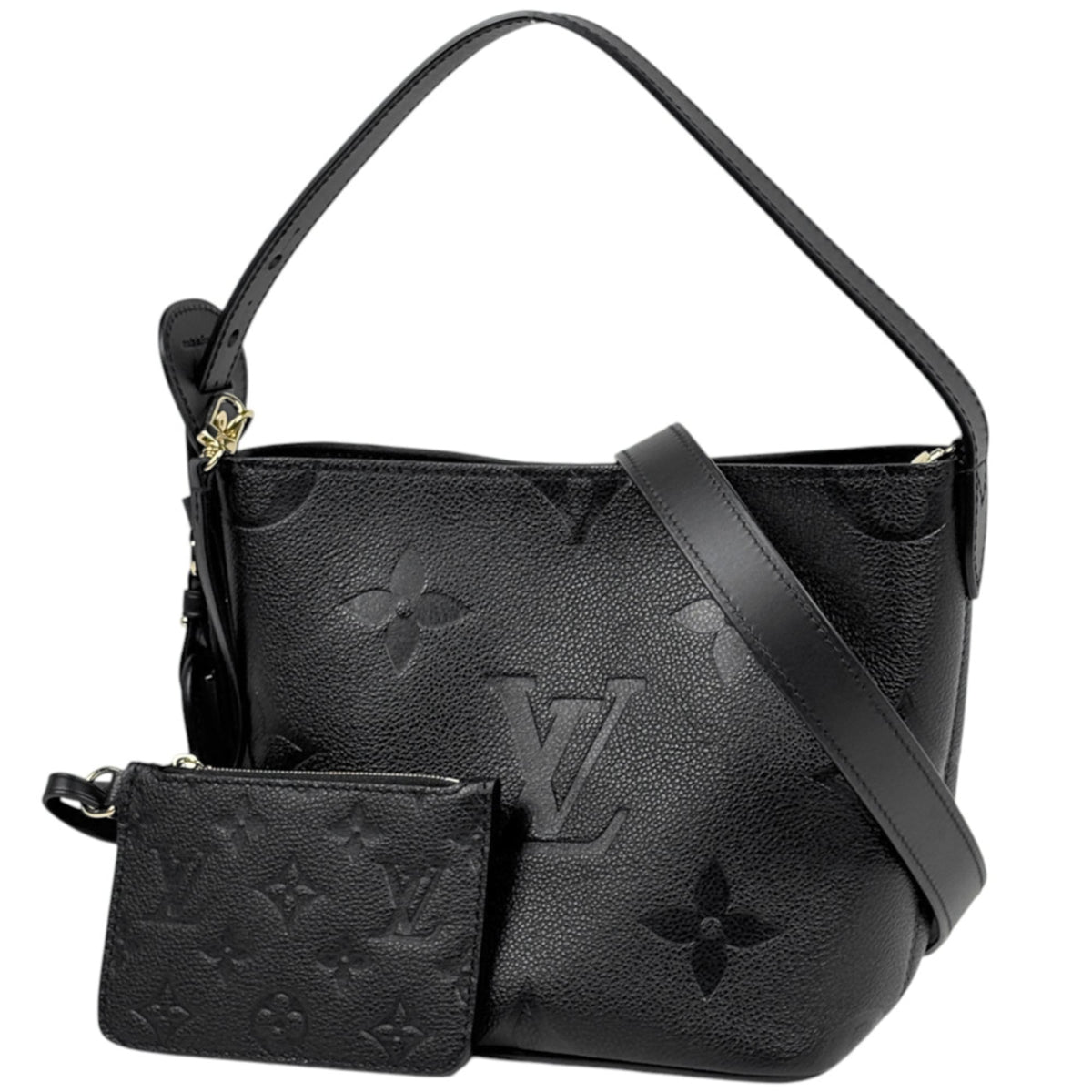 Louis Vuitton Black Monogram Empreinte Handbag (Pre-Owned)