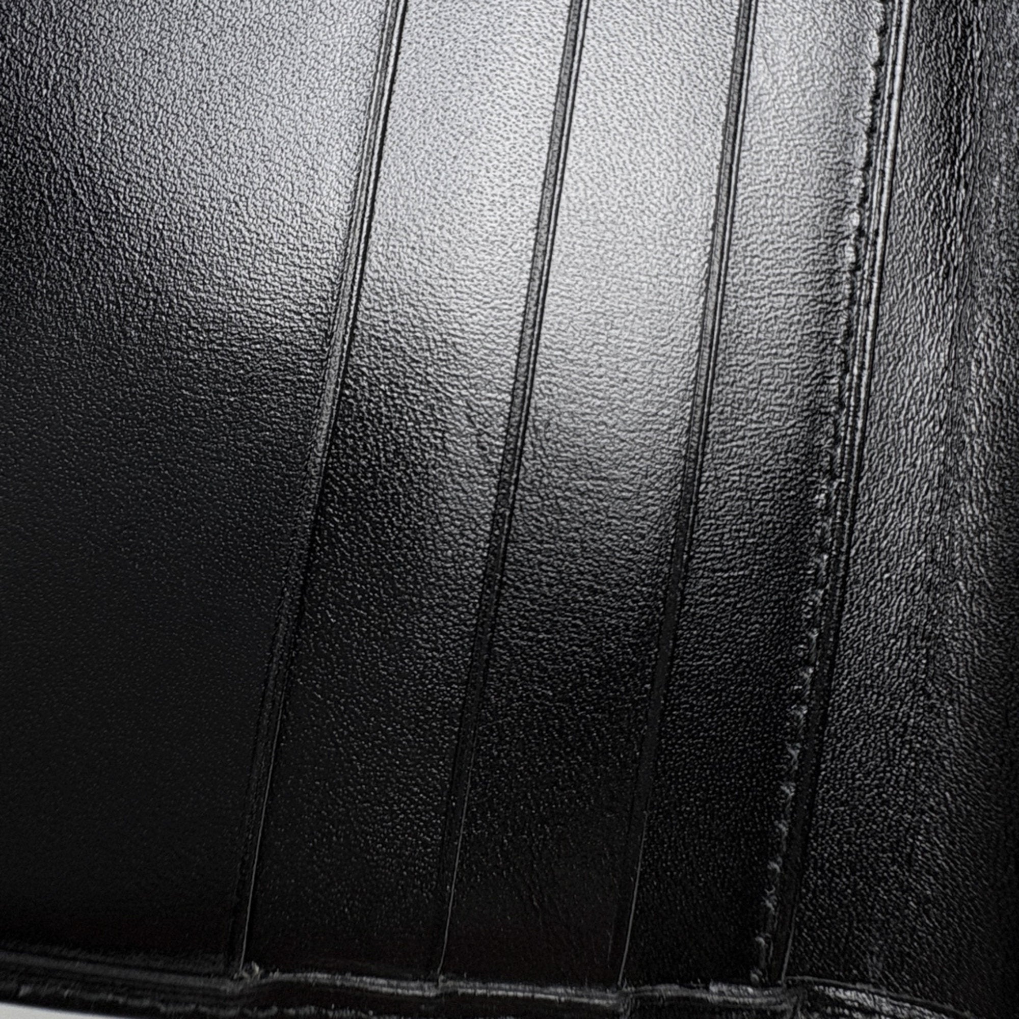 Cartier Black Leather Wallet (Bi-Fold) (Pre-Owned)