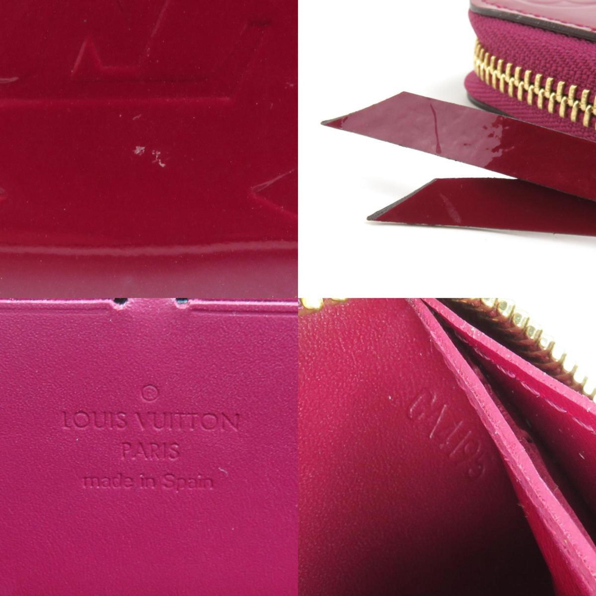 Louis Vuitton Magenta Monogram Vernis Long Wallet (Bi-Fold) (Pre-Owned)
