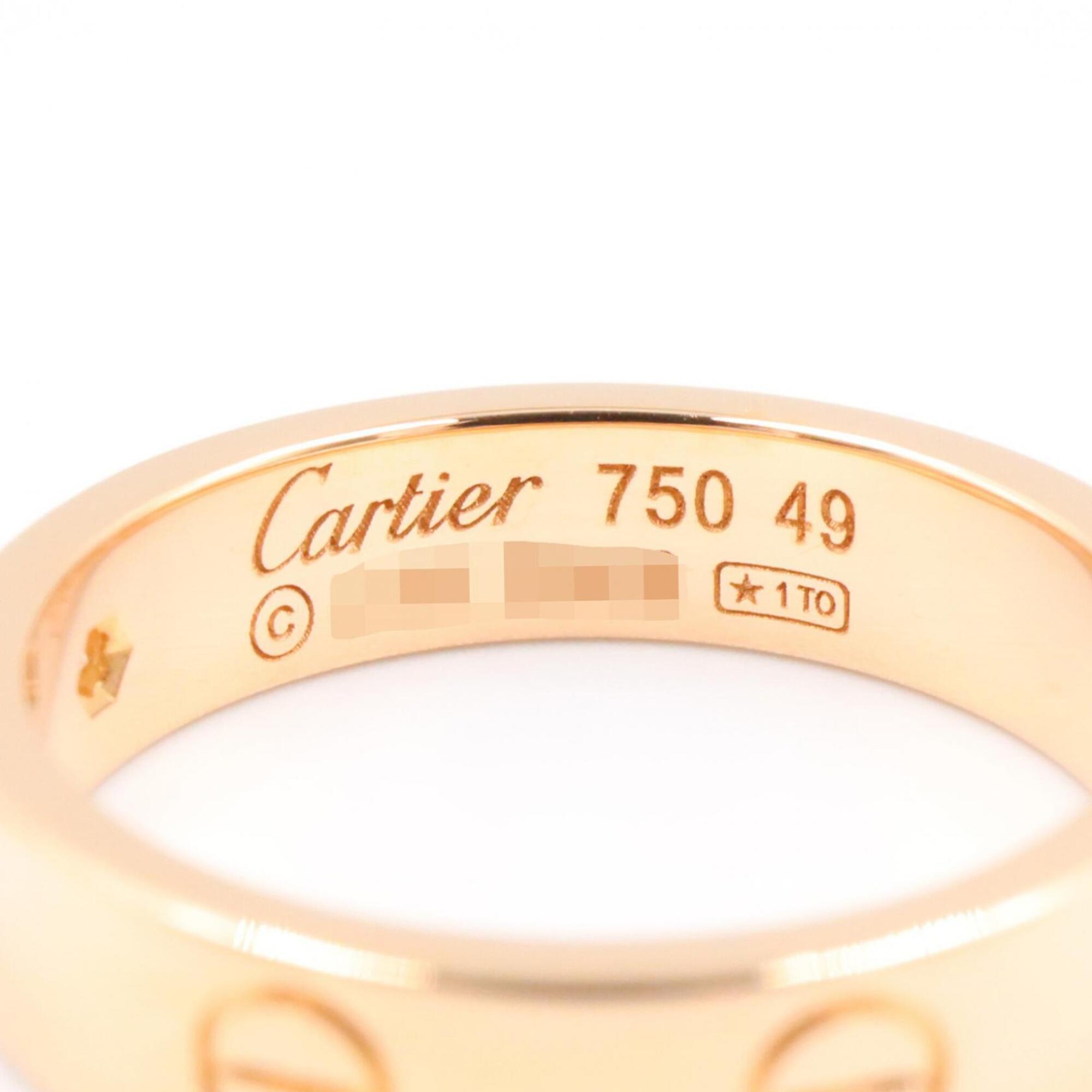 Cartier Gold Clear Pink Gold (18K) Band Ring (Pre-Owned)