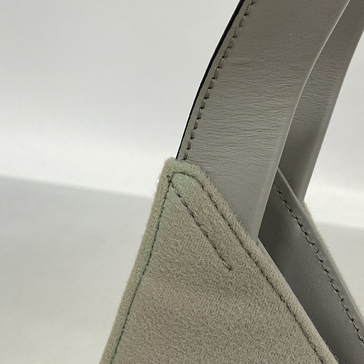 Salvatore Ferragamo Gray Cotton Shoulder Bag (Pre-Owned)