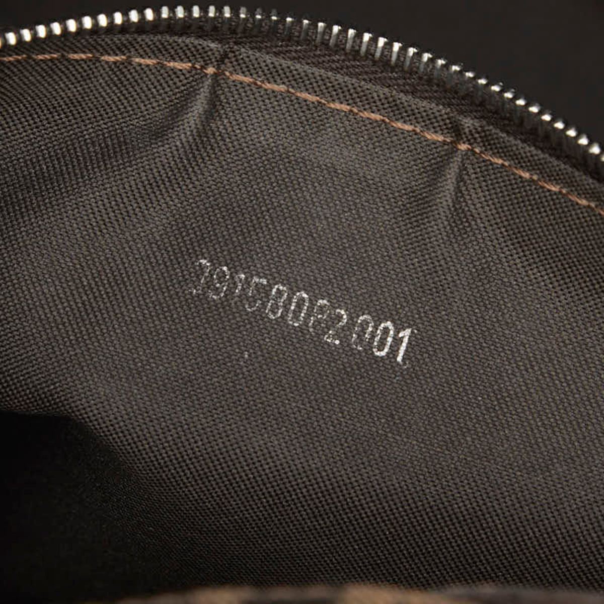 Fendi Zucca Brown Canvas Leather Shoulder Bag Tote Bag (Pre-Owned)