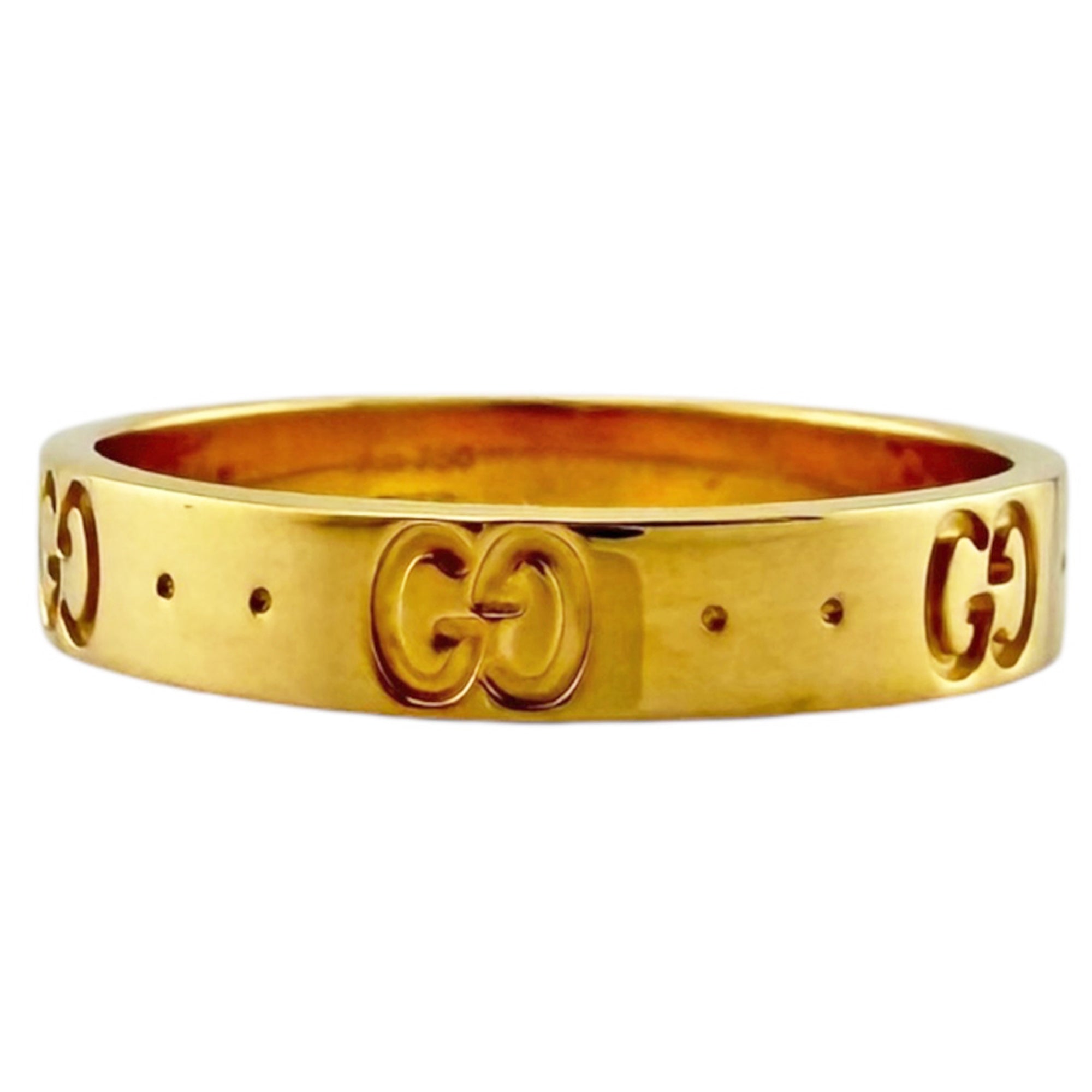 Gucci Yellow Gold Yellow Gold (18K) Band Ring (Pre-Owned)