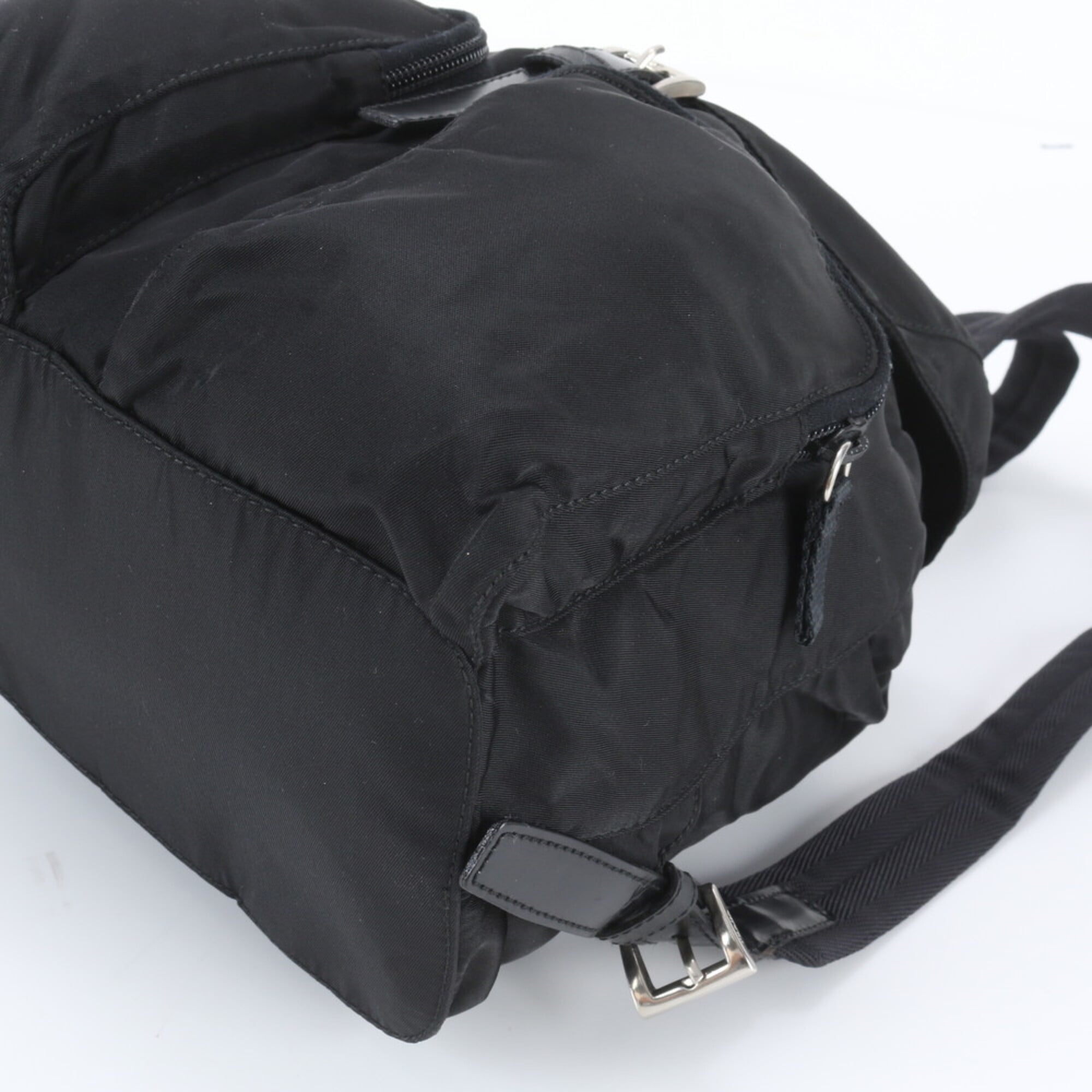 Prada Black Leather Nylon (Pre-Owned)