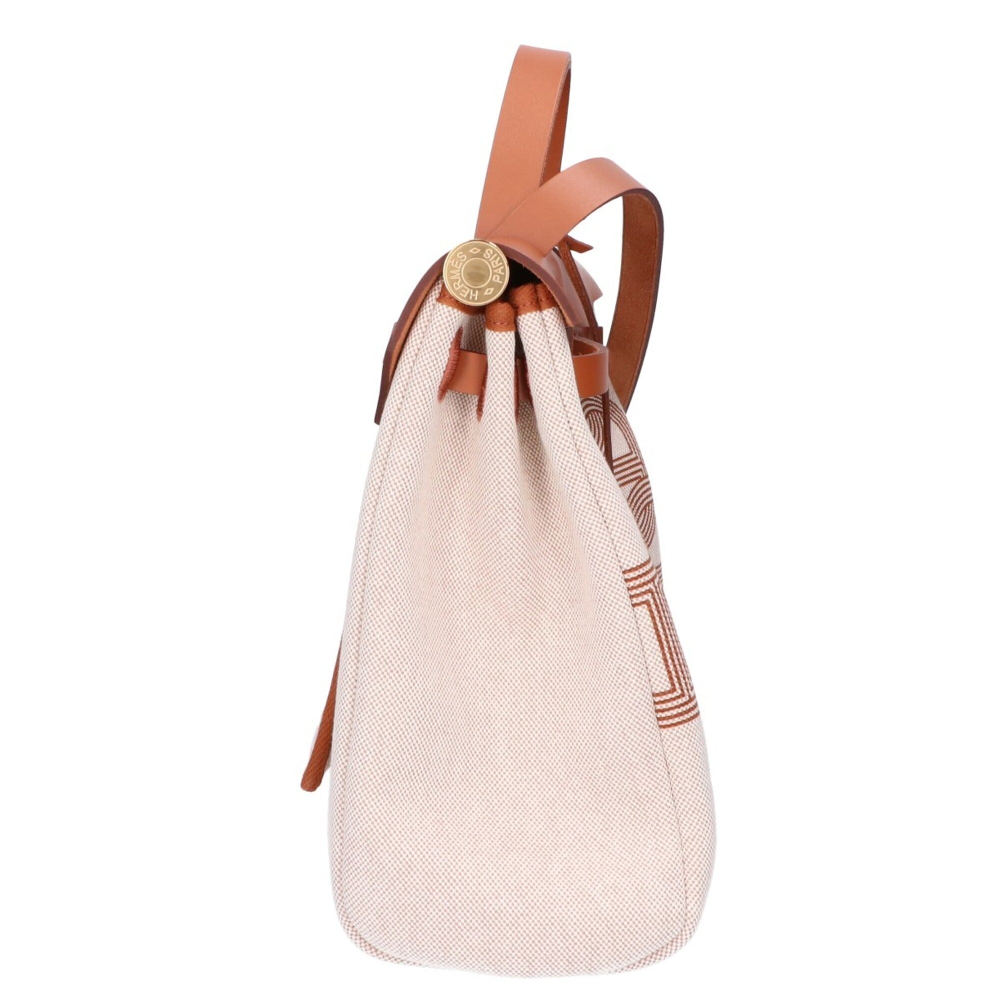 Hermes Fauve Toile H Handbag Shoulder Bag (Pre-Owned)