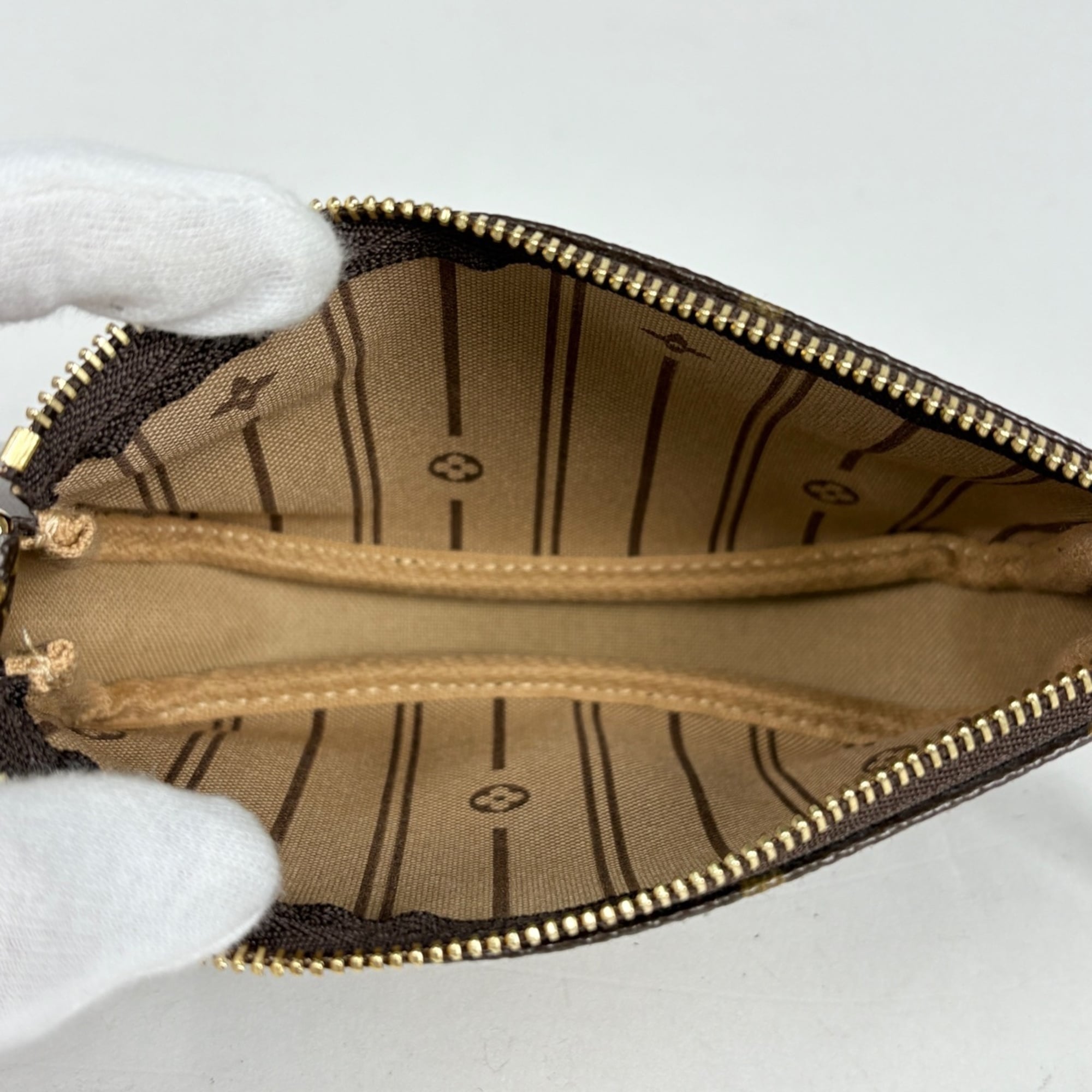 Louis Vuitton Brown Monogram Pochette Pouch (Pre-Owned)