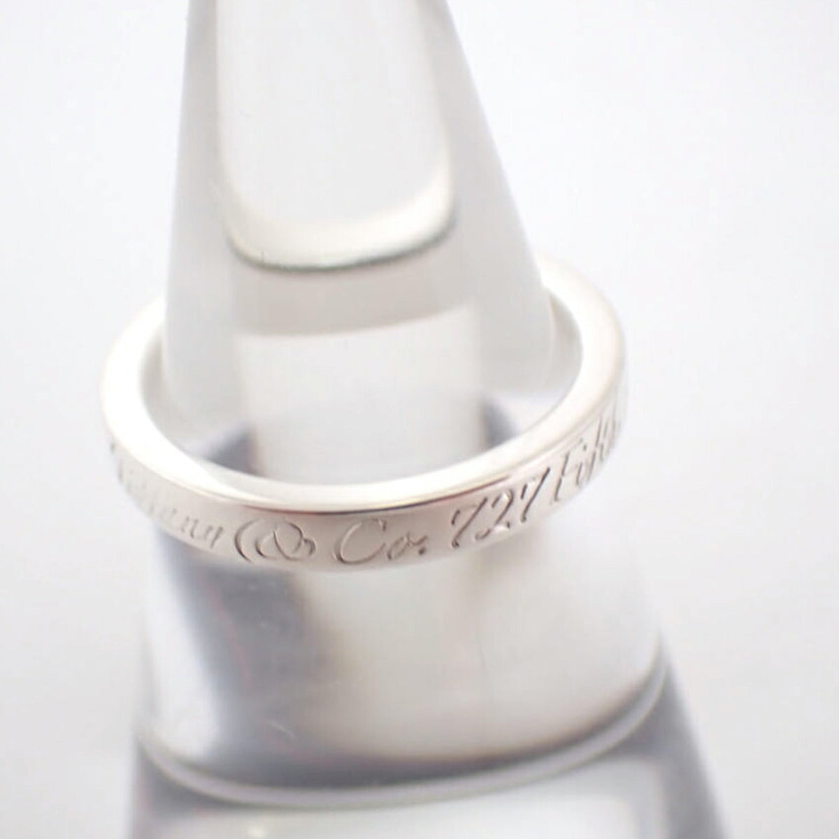Tiffany Sterling Silver 925 Band Ring (Pre-Owned)