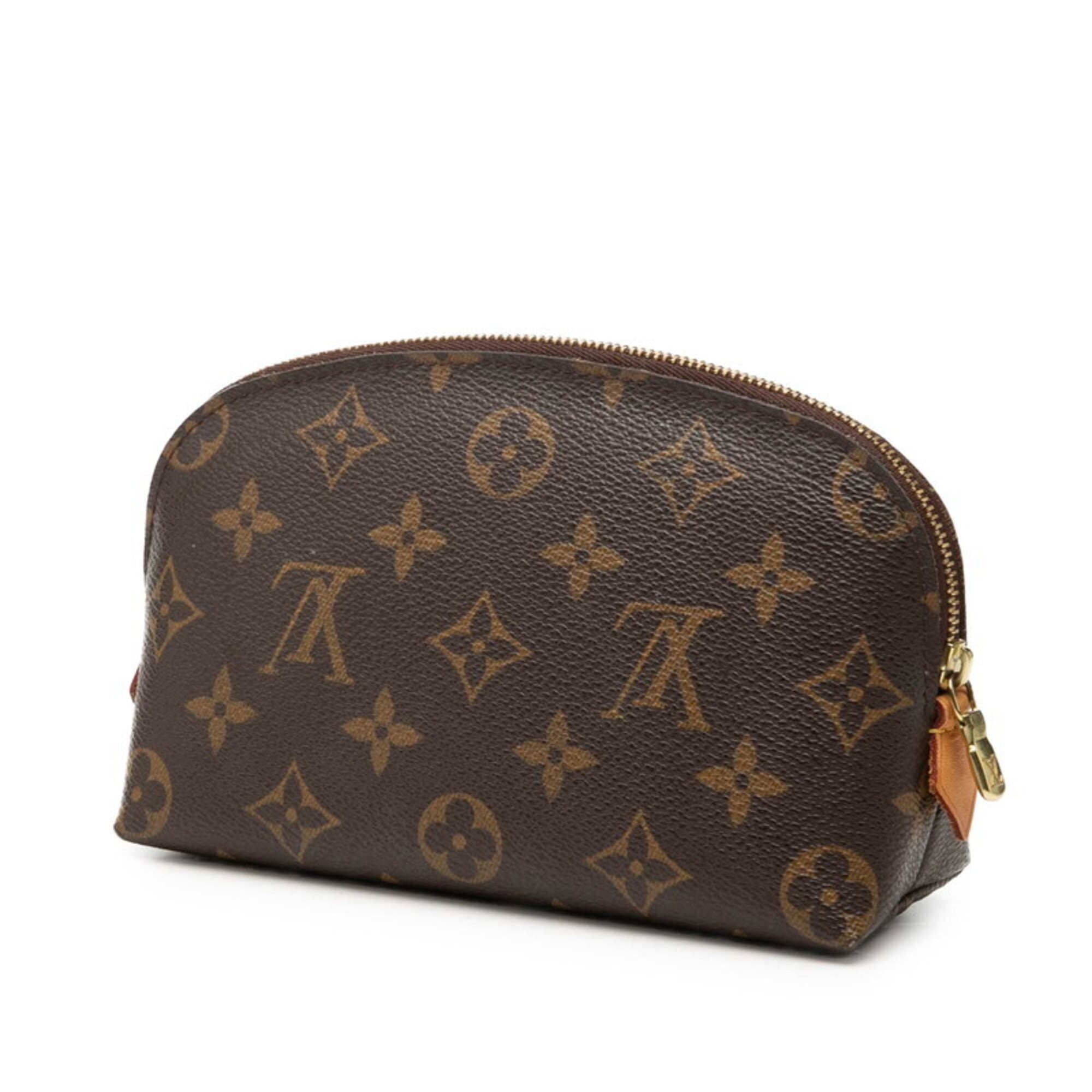 Louis Vuitton Monogram Brown Pvc Leather Handbag Pochette (Pre-Owned)