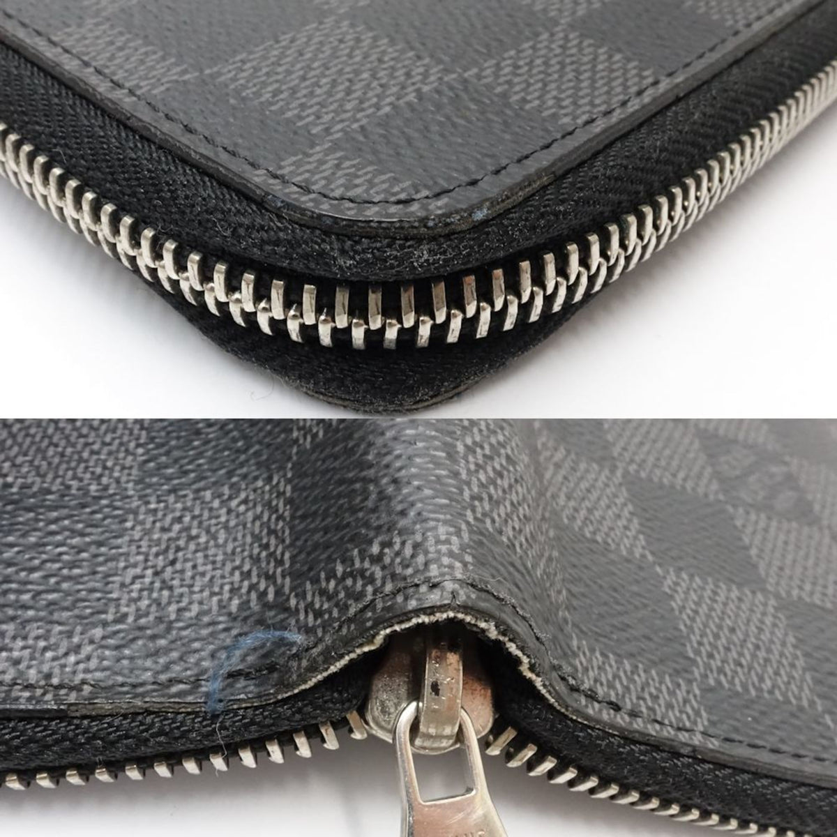 Louis Vuitton Damier Graphite Noir Damier Graphite Long Wallet (Bi-Fold) (Pre-Owned)