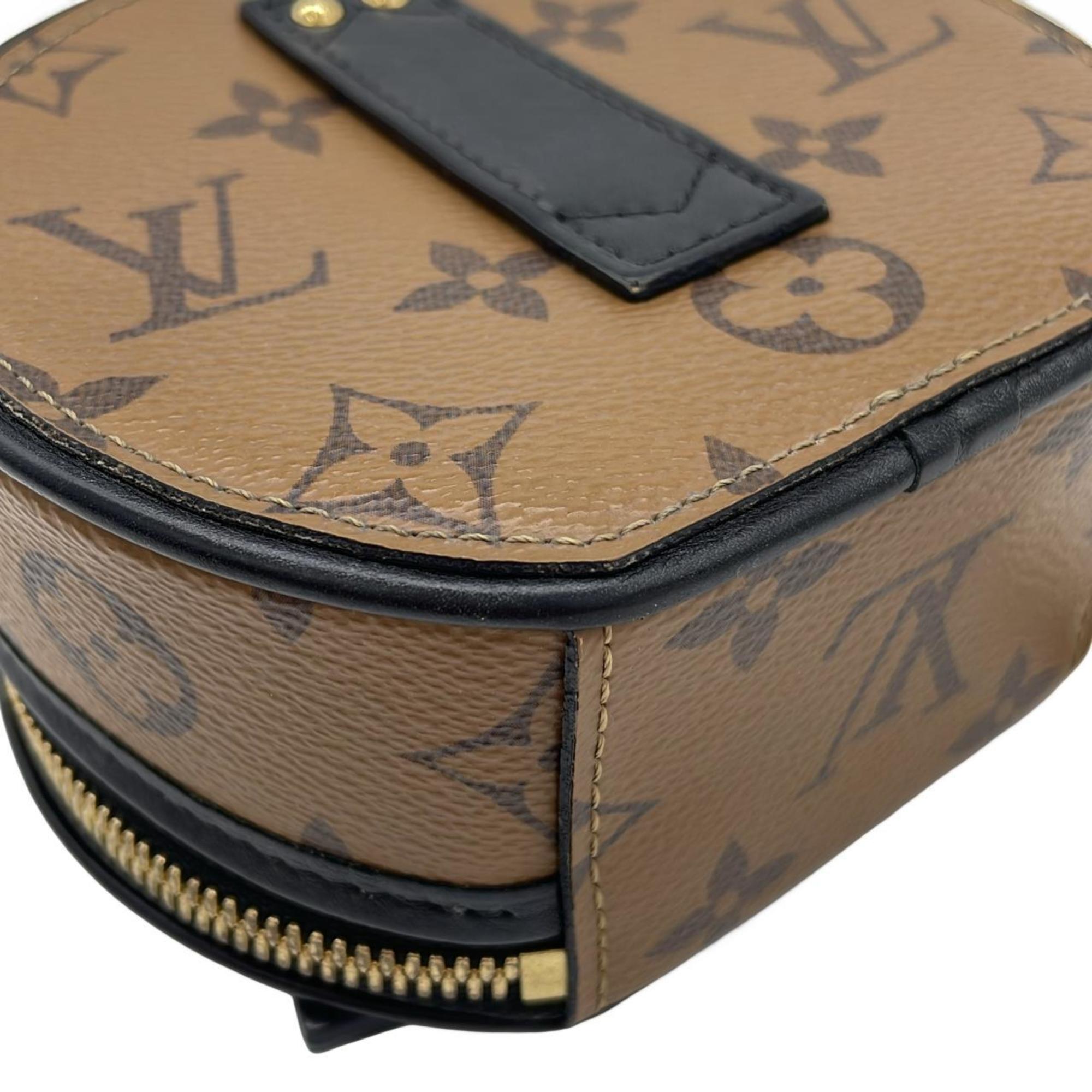 Louis Vuitton Marron Coated Canvas Shoulder Bag (Pre-Owned)