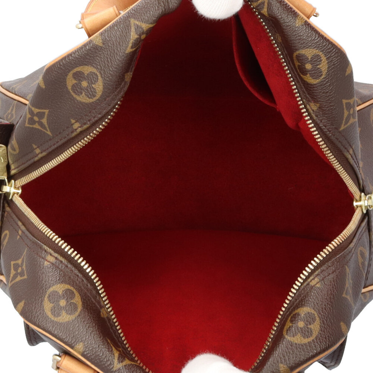 Louis Vuitton Brown Monogram Canvas Handbag (Pre-Owned)
