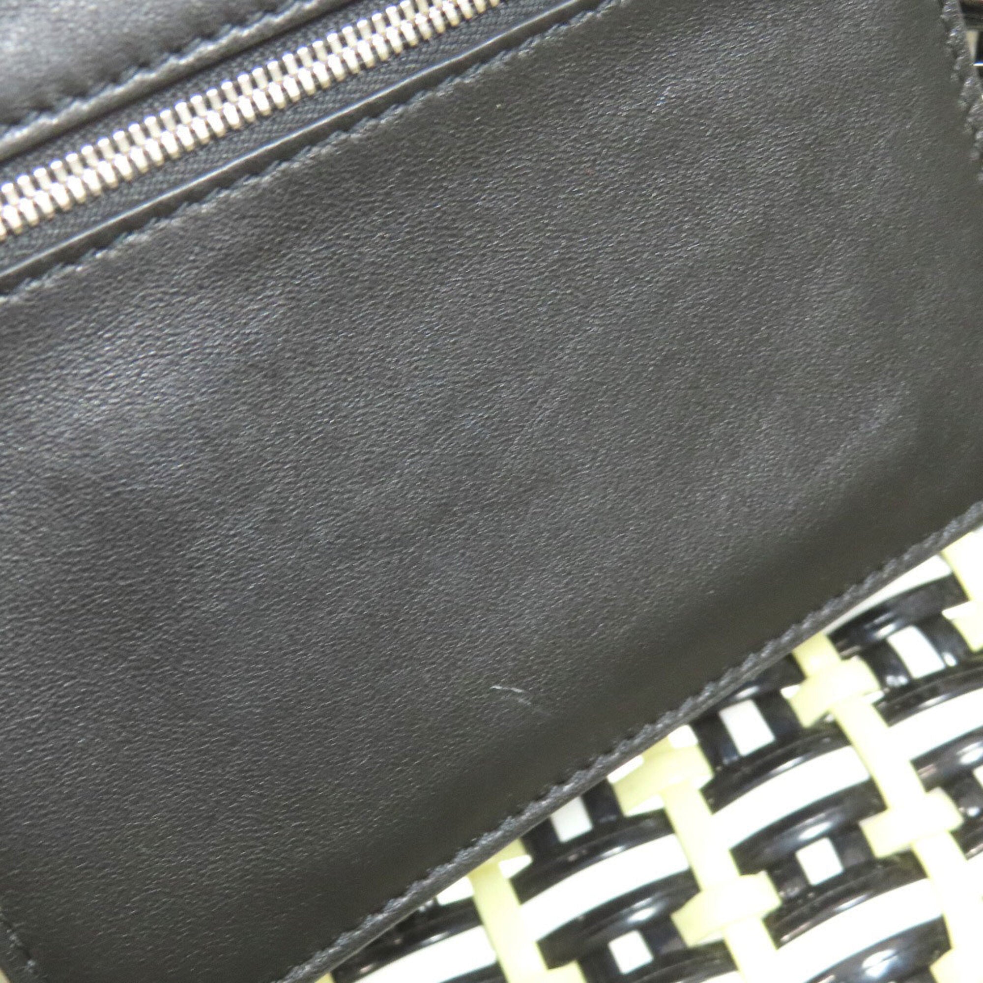 Balenciaga Black Yellow Leather Handbag (Pre-Owned)