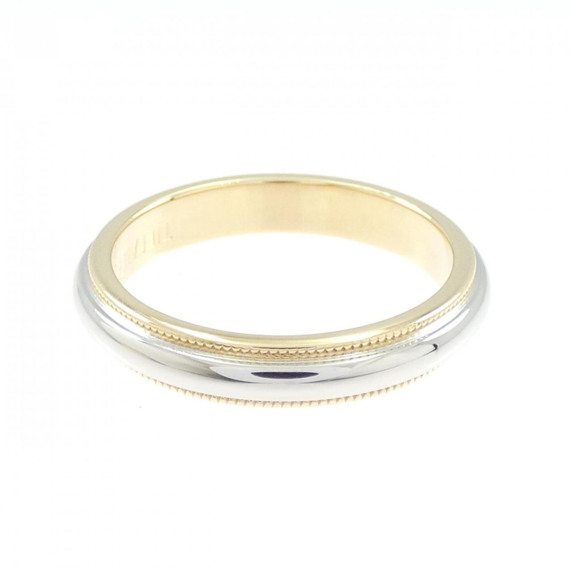 Tiffany Yellow Gold (18K) Platinum 950 Band Ring (Pre-Owned)