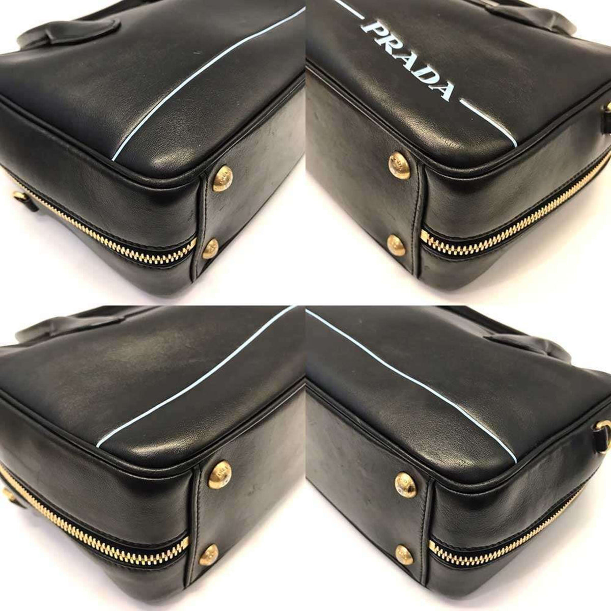 Prada Mirage Black Handbag (Pre-Owned)