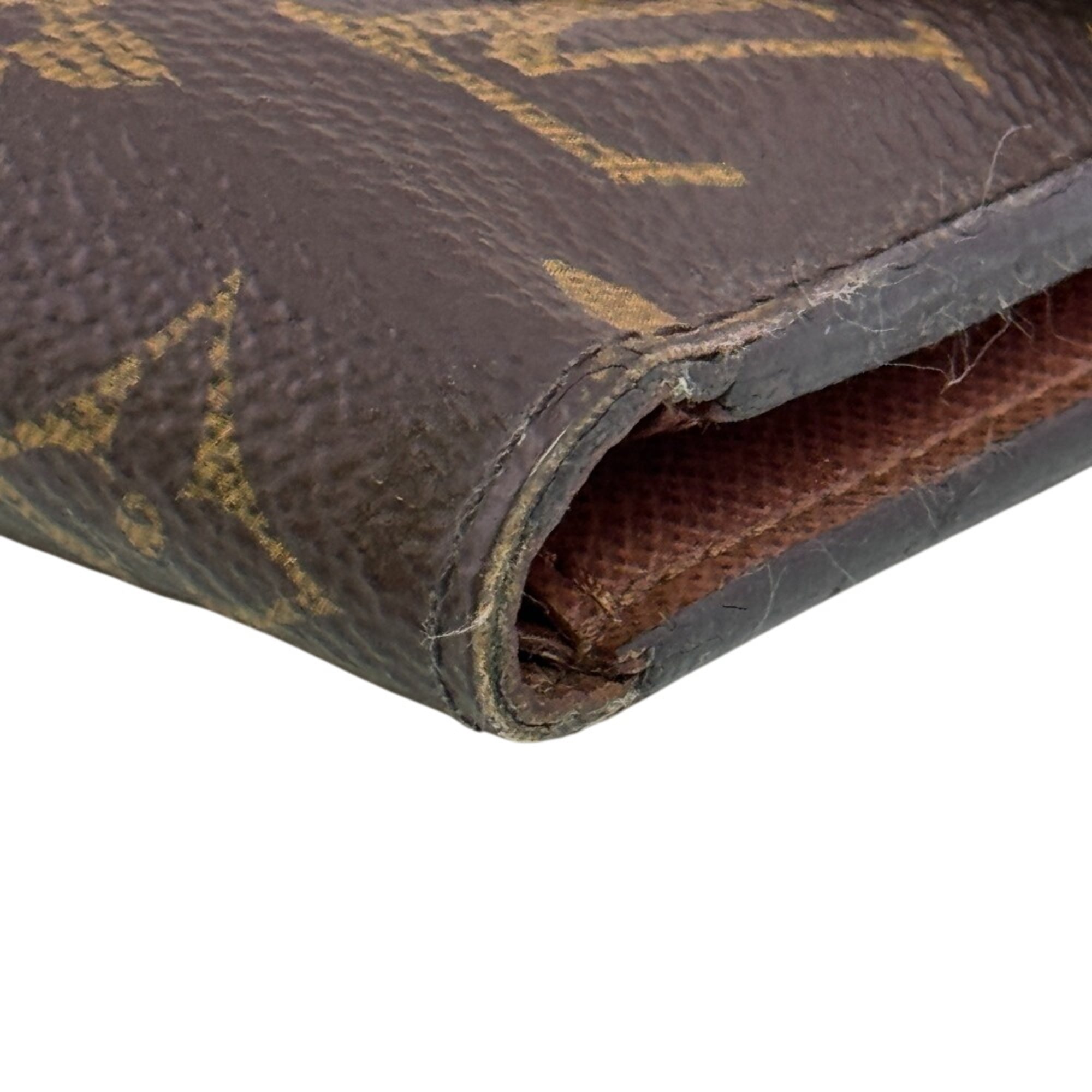 Louis Vuitton Monogram Brown Monogram Wallet (Tri-Fold) (Pre-Owned)
