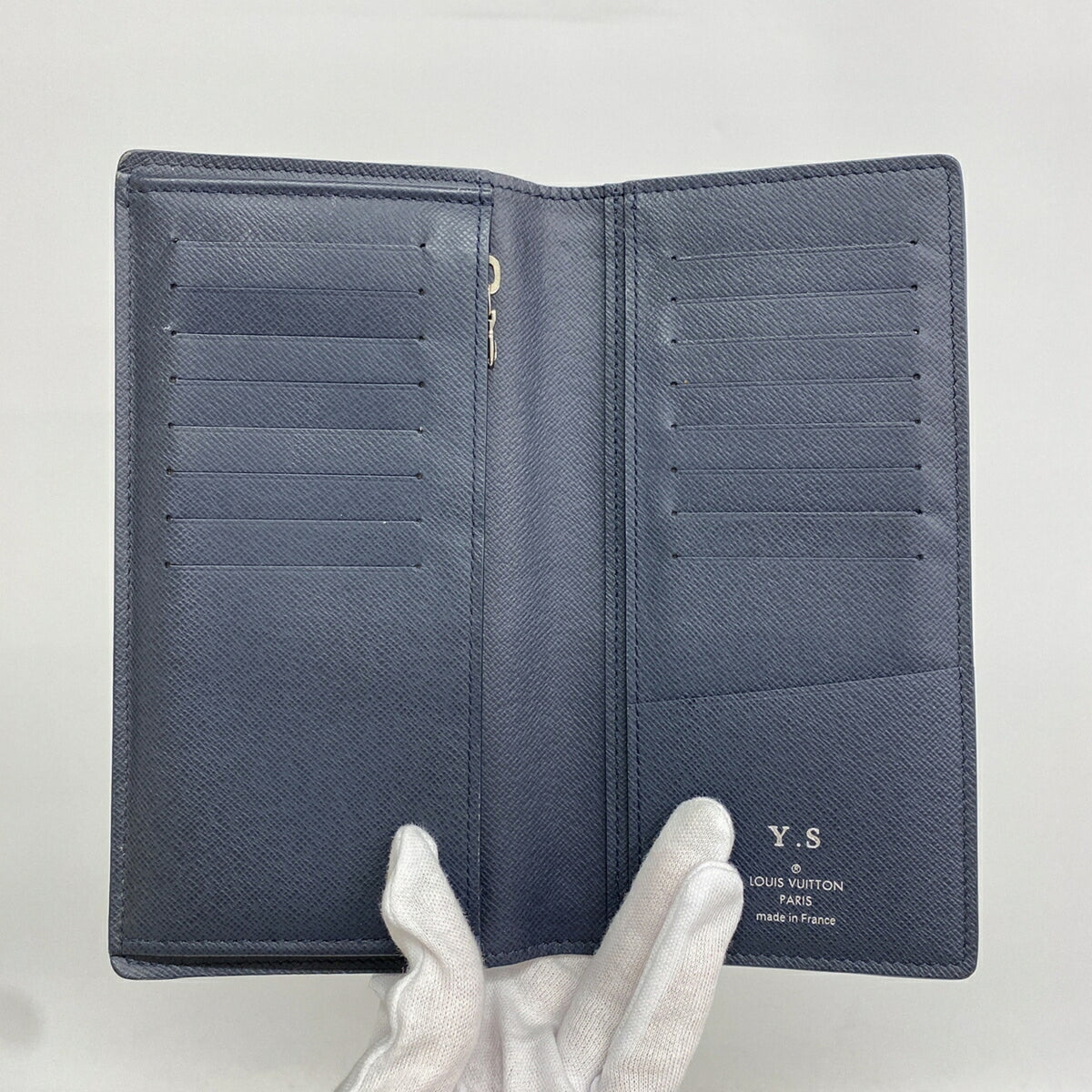 Louis Vuitton Navy Blue Long Wallet (Bi-Fold) (Pre-Owned)