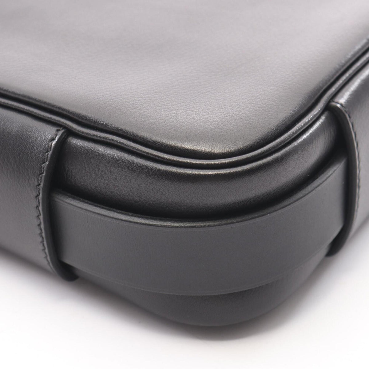 Hermes Black Leather Shoulder Bag (Pre-Owned)