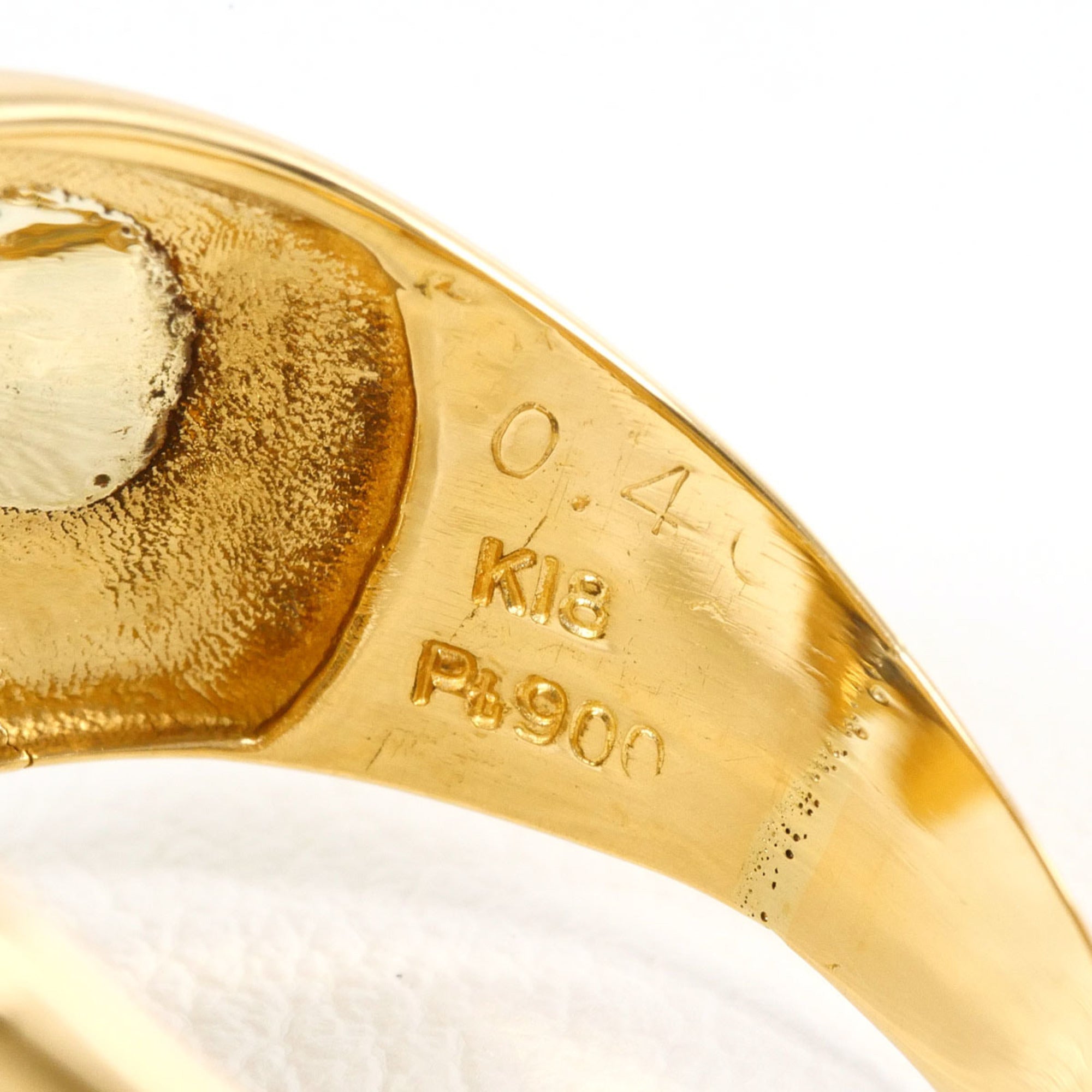 Unbranded Platinum Yellow Gold Yellow Gold (18K) Platinum 900 Band Ring (Pre-Owned)