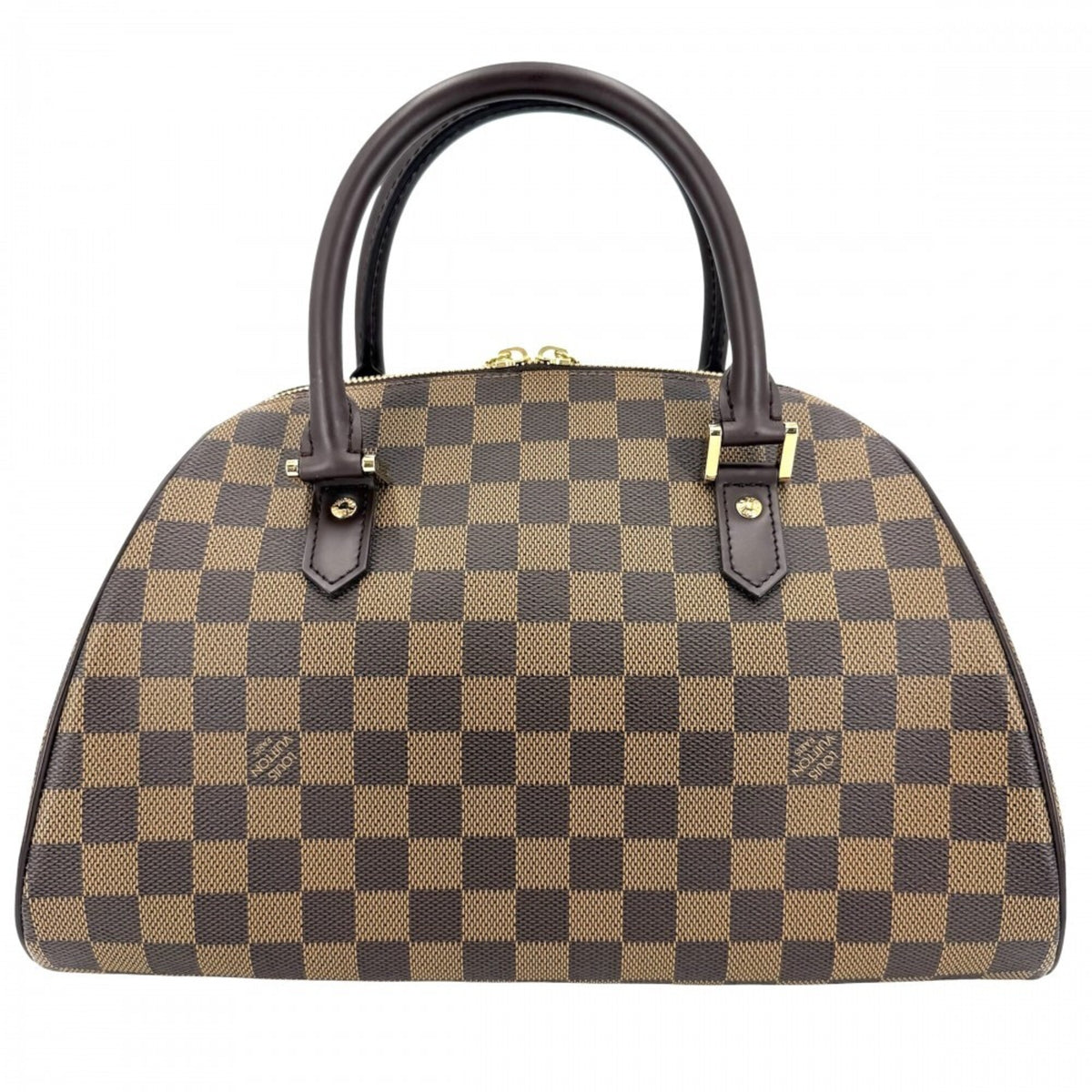 Louis Vuitton Damier Brown Damier Canvas Boston Bag Handbag (Pre-Owned)