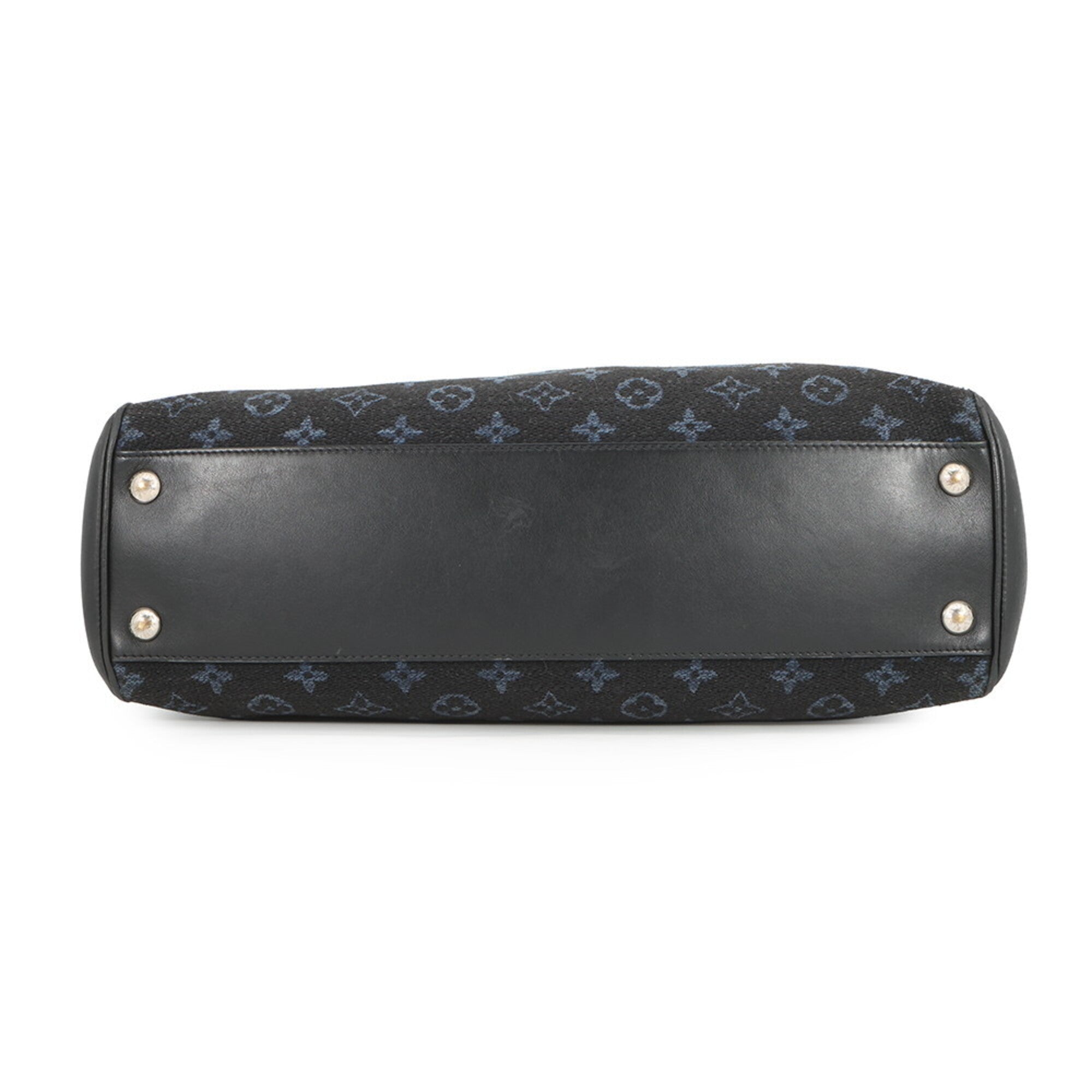 Louis Vuitton Black Noir Monogram Jacquard Handbag Tote Bag (Pre-Owned)