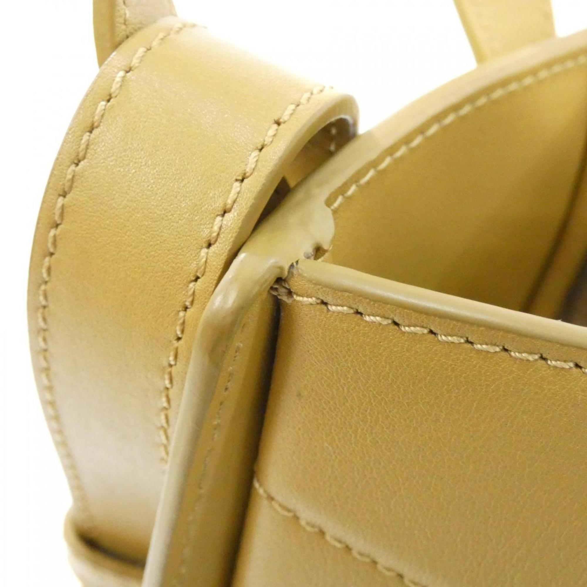 Loewe Yellow Leather Handbag (Pre-Owned)