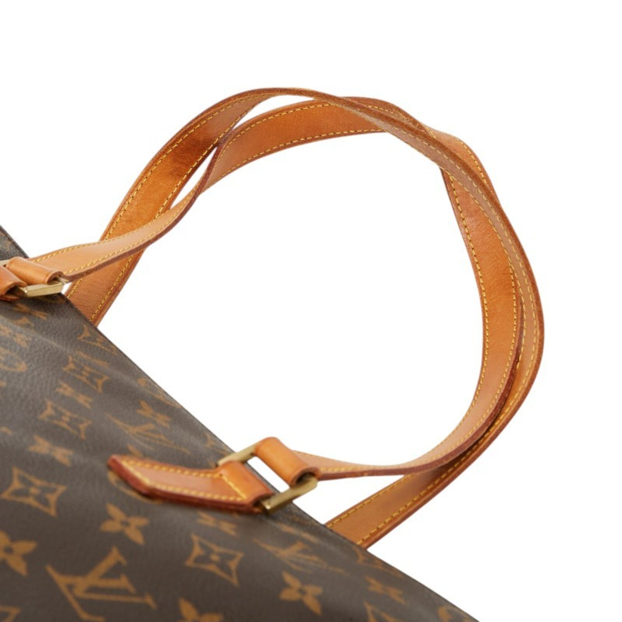 Louis Vuitton Brown Pvc Leather Shoulder Bag Tote Bag (Pre-Owned)